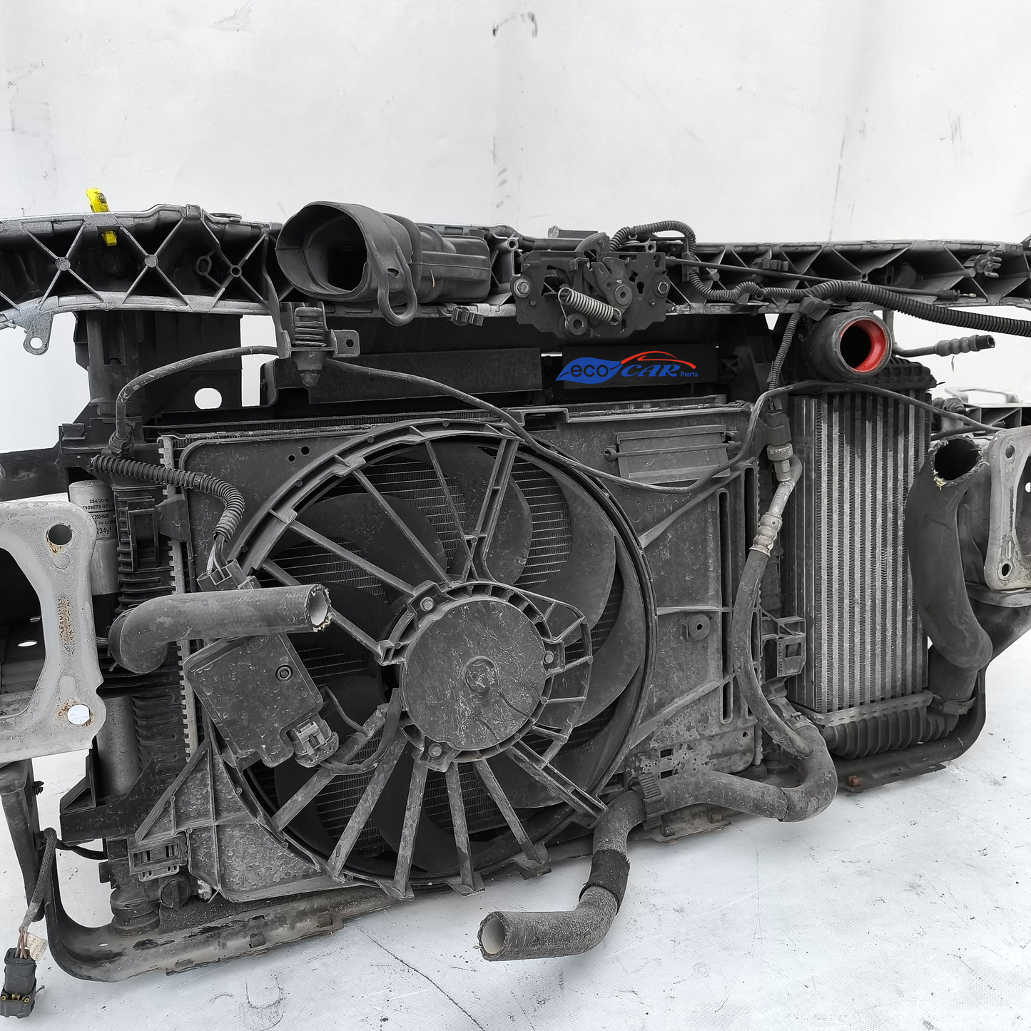 Kompletter Ford Focus 1.5 TDCI, Baujahr 2015, weiß, ecoAG7470 (Stoßstange leicht zerkratzt - Motorhaube hat eine kleine Delle)