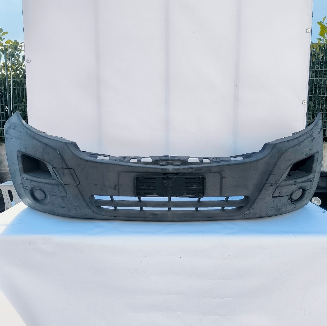 Front bumper black plastic Opel Movano B 2012 ecoAG6430