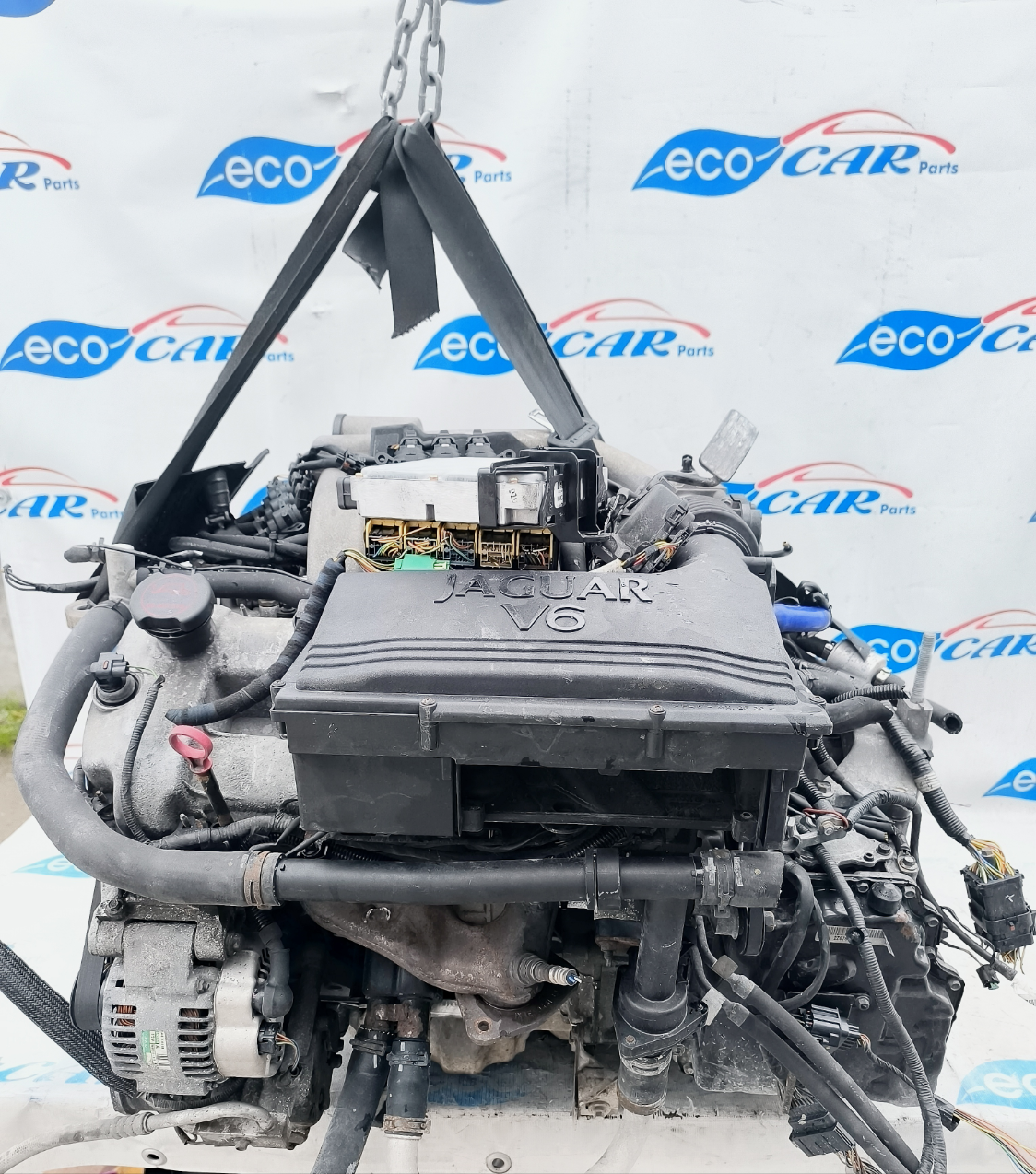 Engine and gearbox complete with control units and pedal Jaguar X-Type 3.0 B V6 Cod.WB ecoAG6258