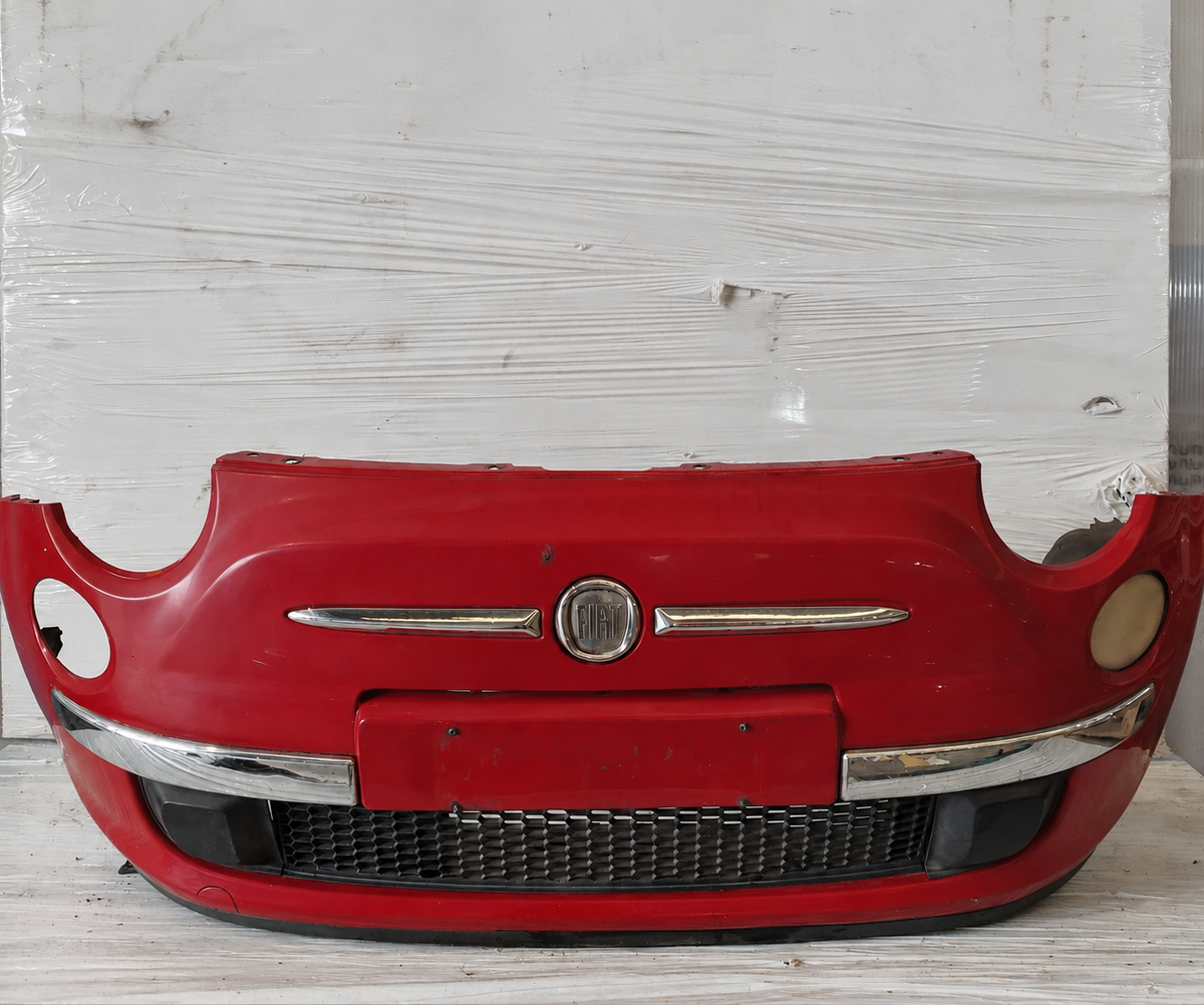 Paraurti anteriore rosso Fiat 500 (312) 2007-2015 ecoAC17639