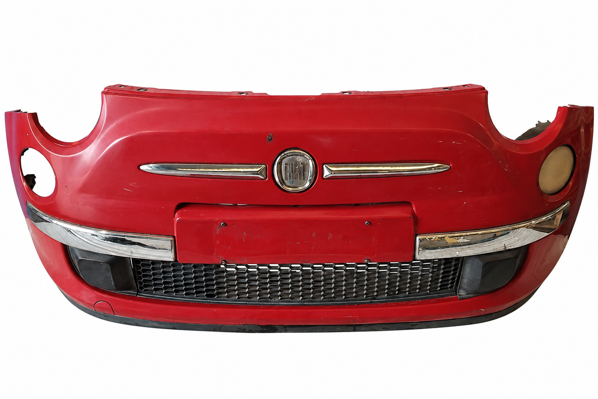 Paraurti anteriore rosso Fiat 500 (312) 2007-2015 ecoAC17639