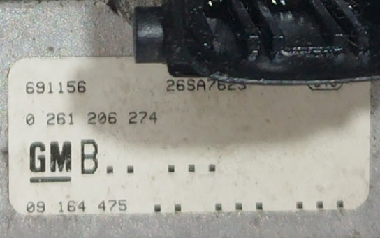 Zündanlage Opel Corsa 1.0 B 2000, Teilenummer: 0261206274 ecoAC6660