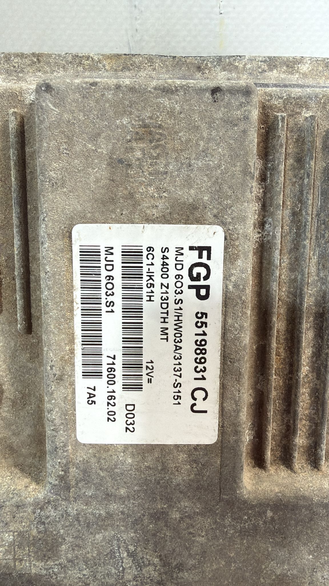 Centralina motore Opel Corsa 1.3 MTJ 90cv 2010 FGP55198931CJ ecoAC15766