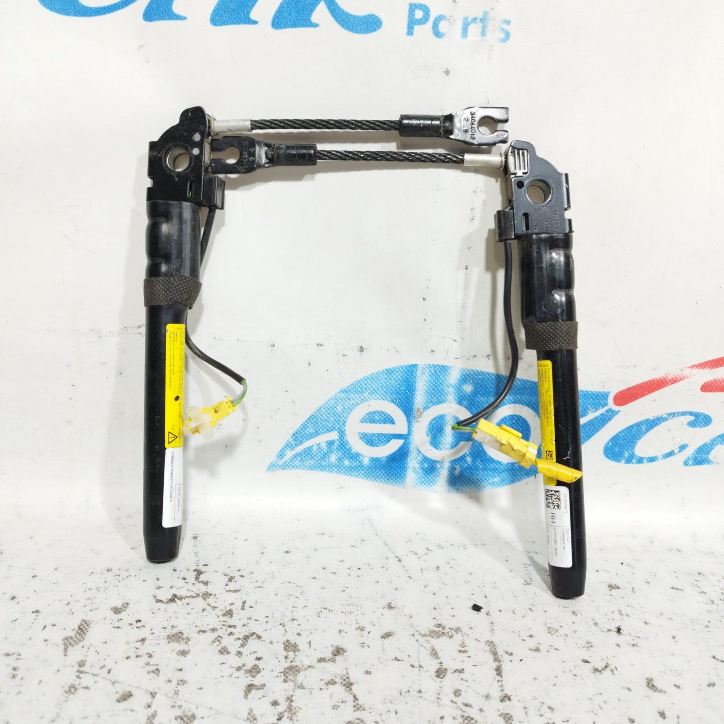 Airbag-Set für Fiat 500 L (Baujahr 2013), schwarz-weiß, ecoAC9297