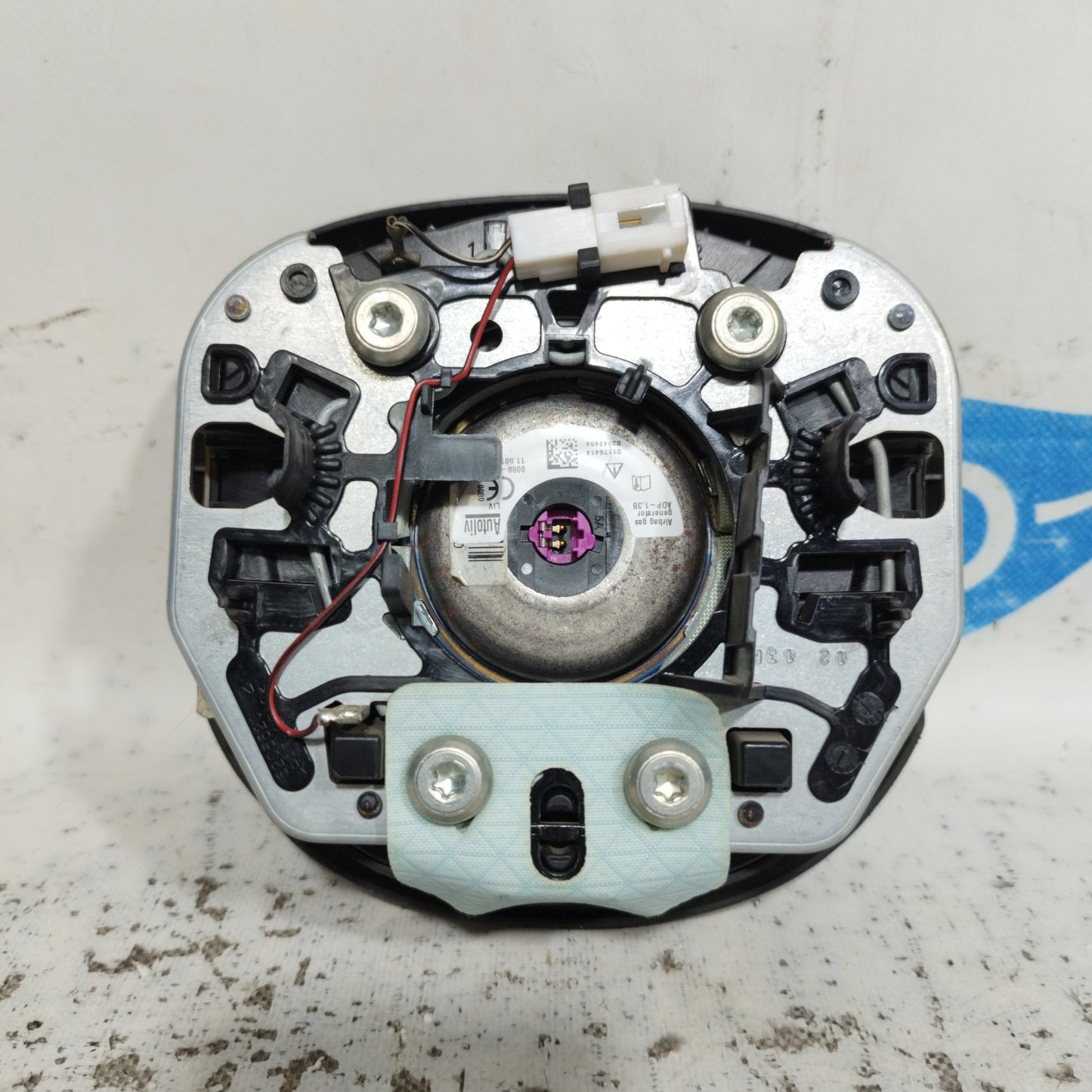 Airbag-Set für Fiat 500 L (Baujahr 2013), schwarz-weiß, ecoAC9297