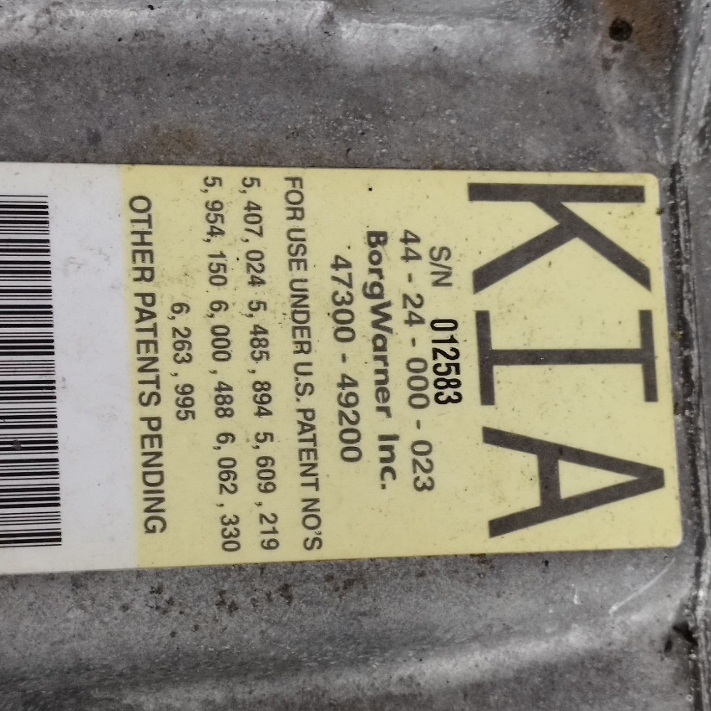 Schaltgetriebe Kia Sorento 2.5 CRDI 2005 Code: 47300-49200 ecoAC13273