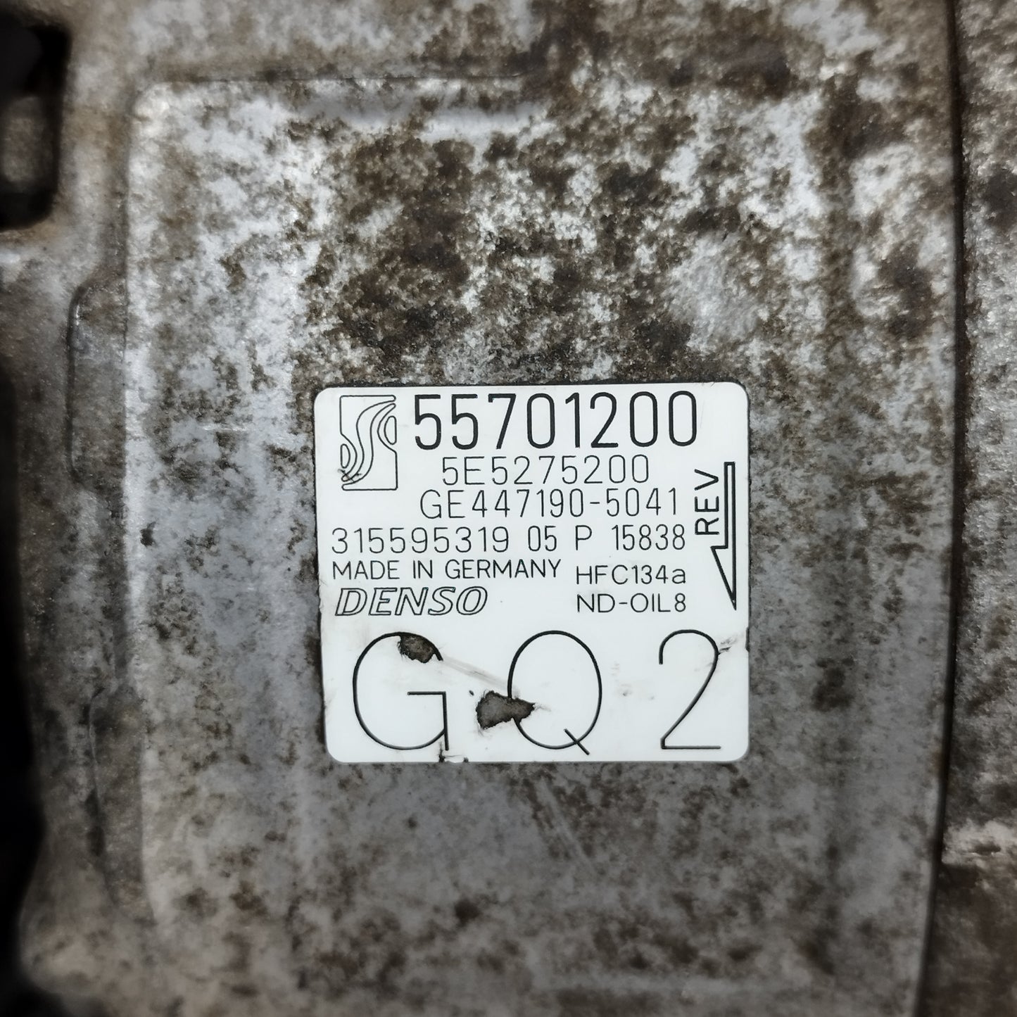 Compressore a / c Opel Corsa D 1.2 B 2006-2012 DENSO cod: 55701200 ecoAC16188