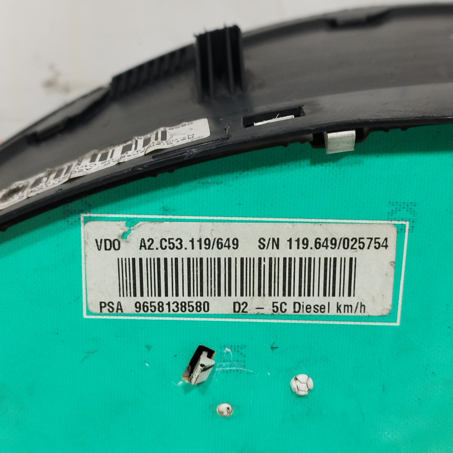 Peugeot 407 2.0D 2005 Instrumententafel-Code: 89661232 ecoAC10861