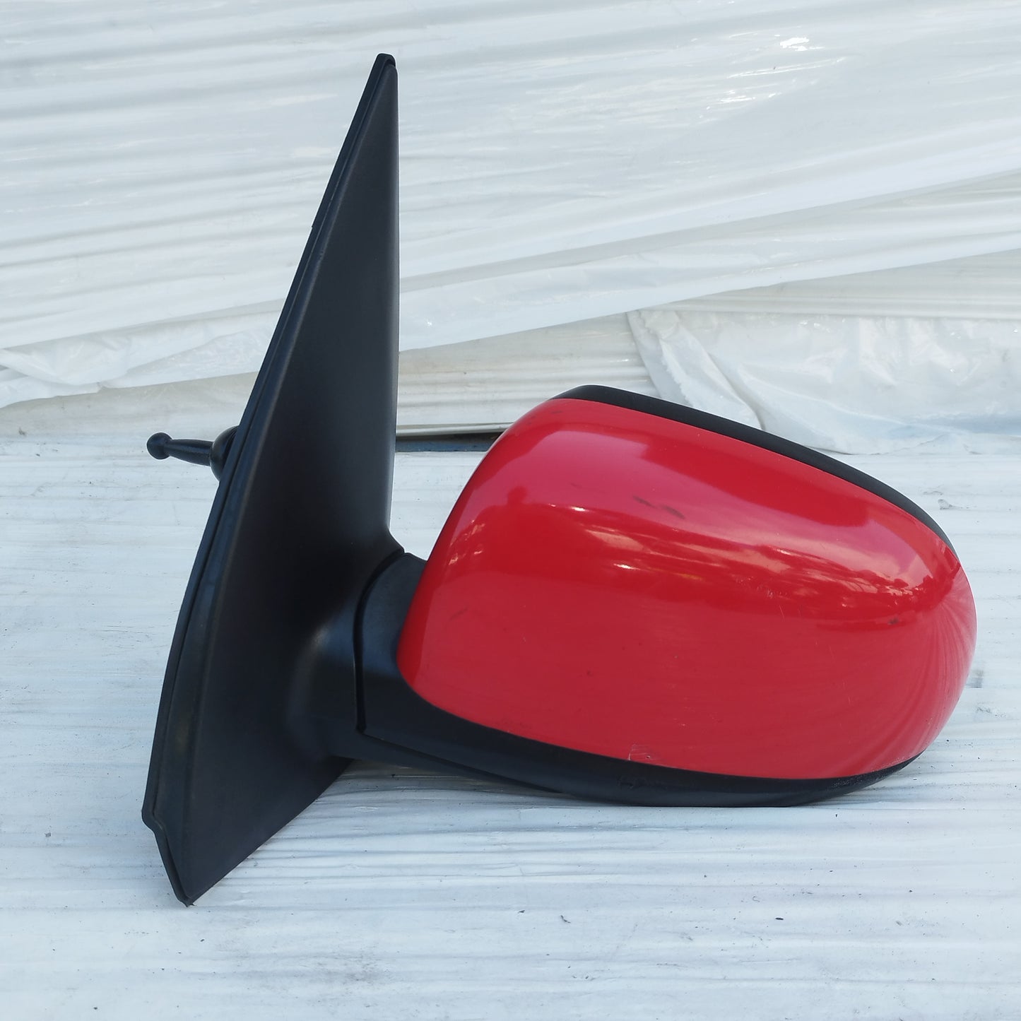 Specchietto manuale anteriore sx rosso Hyundai I10 (PA) 2011-2013 ecoDM398