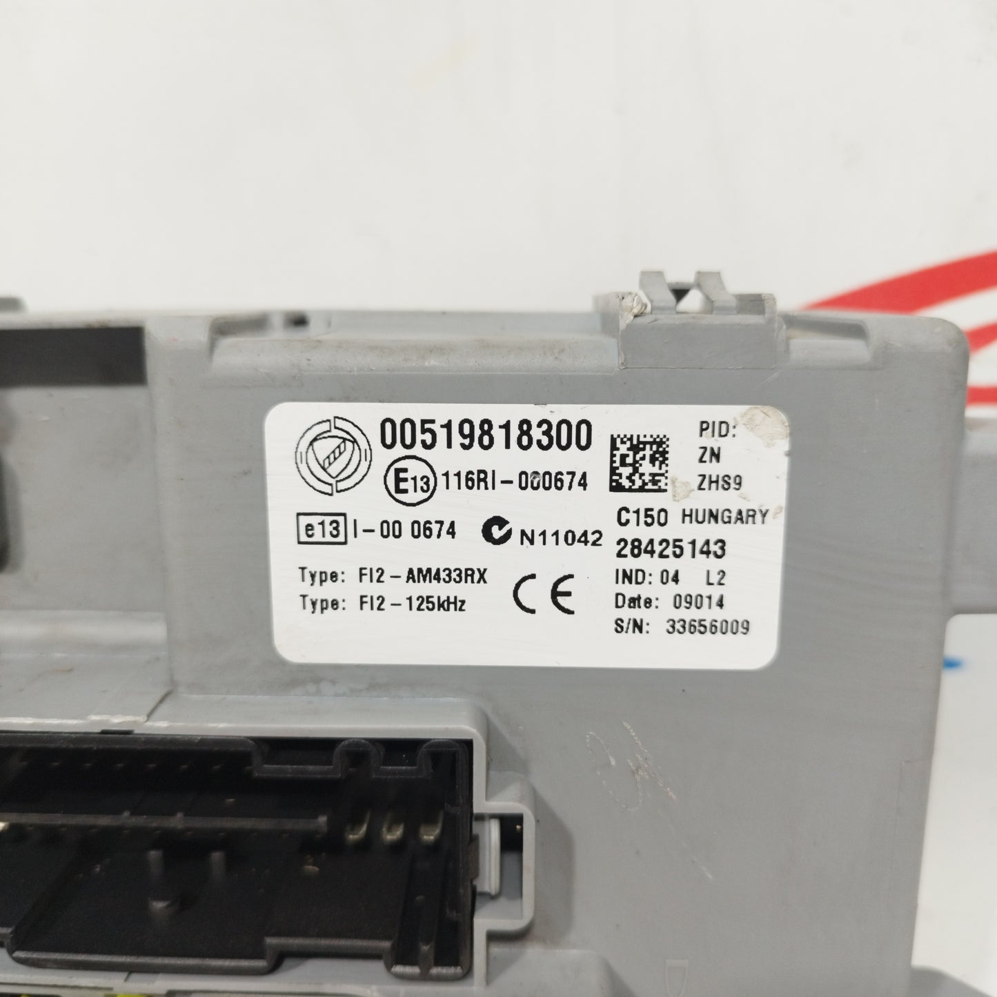 Zündanlage Fiat 500 1.2 B 2010, Teilenummer: 51986262 ecoAC8929