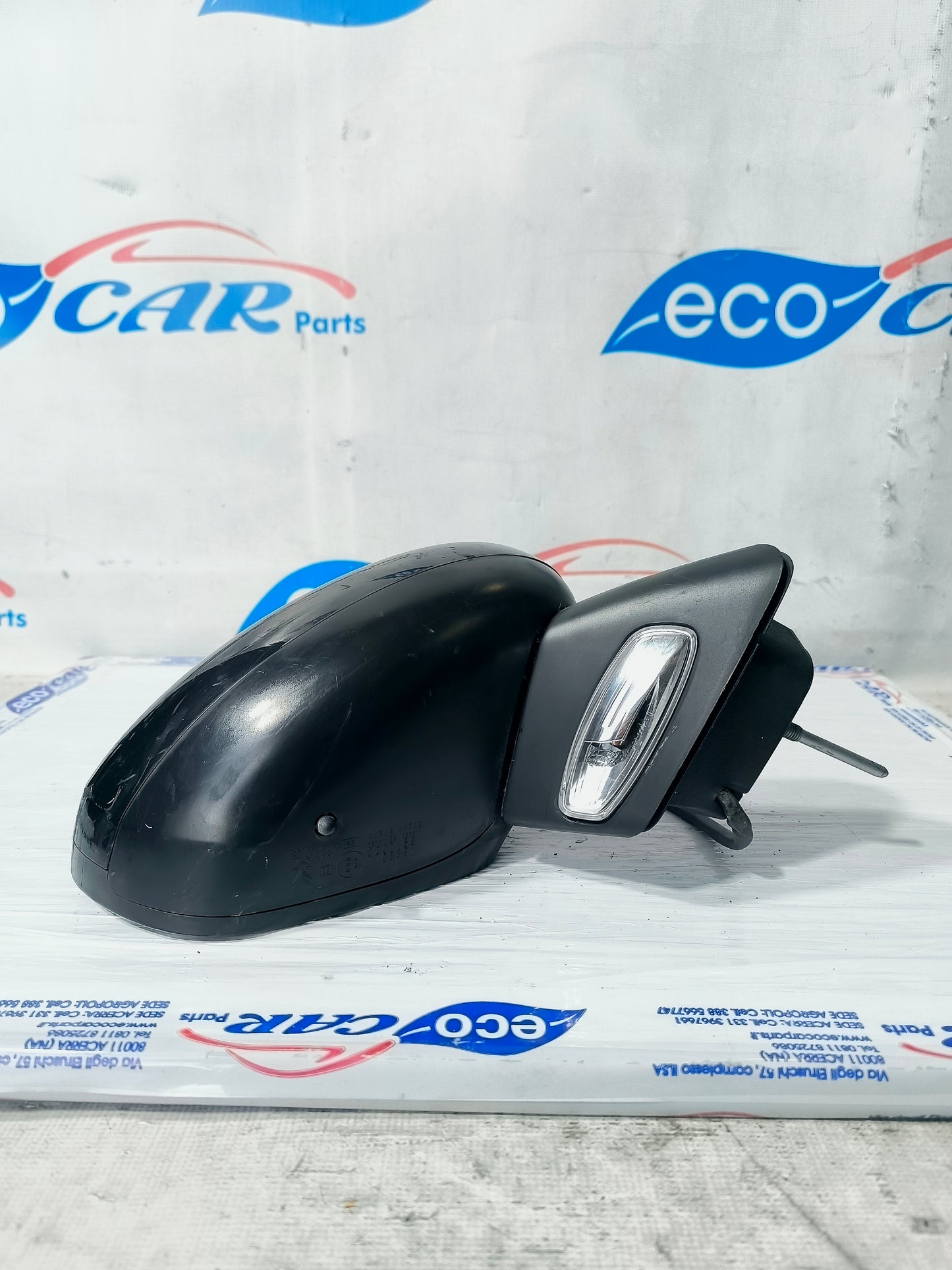 Electric right mirror black Citroen C3 2010 2 pins 7 wires ecoAG6242