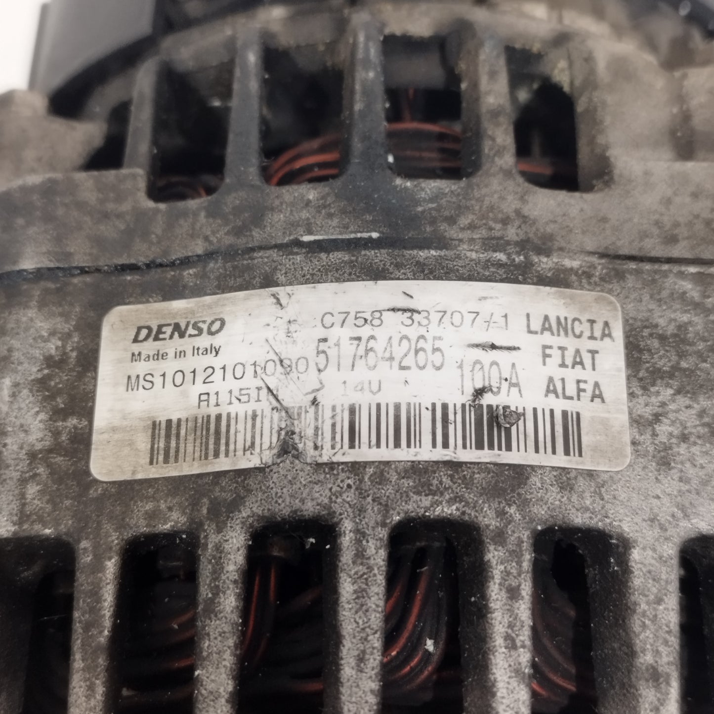 Alternatore Lancia Delta 2.0 D 2012 cod: 51764265 ecoAC15288