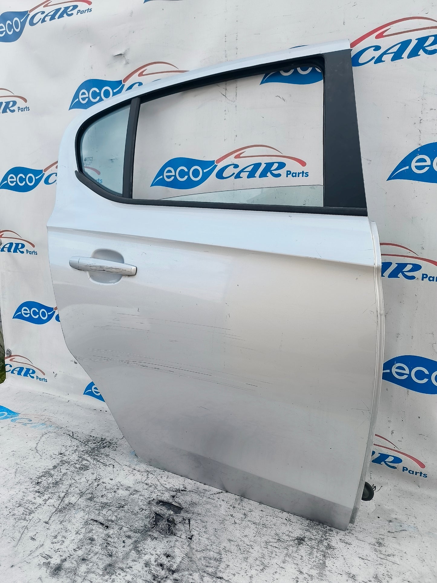 Rear right door silver grey Opel Corsa E ecoAG6264