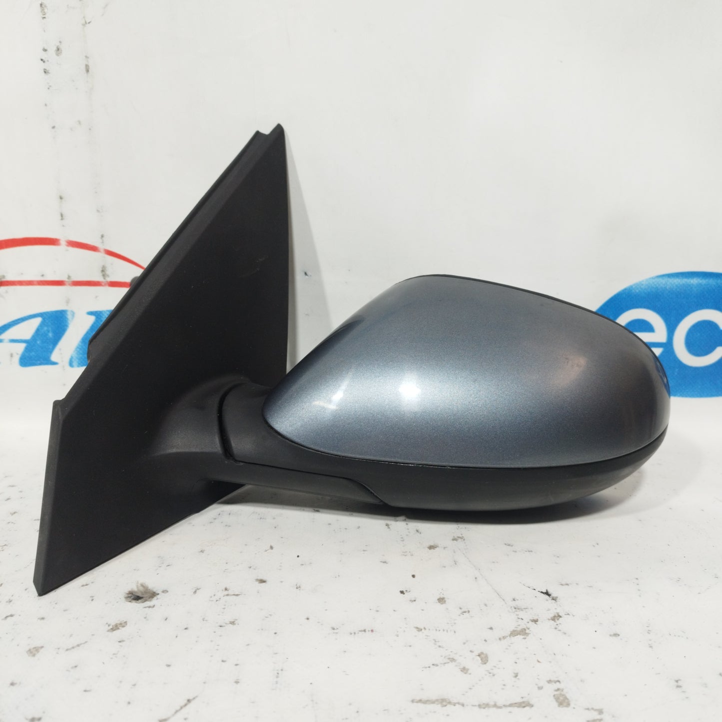 Dark grey front left manual mirror Lancia Ypsilon 2007 ecoAC10583