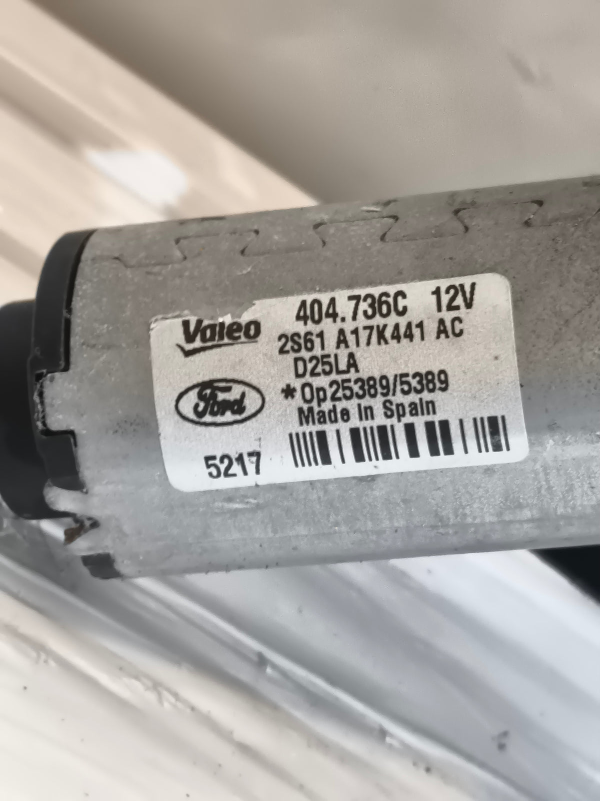Motorino tergicristalli posteriore Ford Fiesta V 2001-2008 cod: 2S61A17K441AC ecoAG9977
