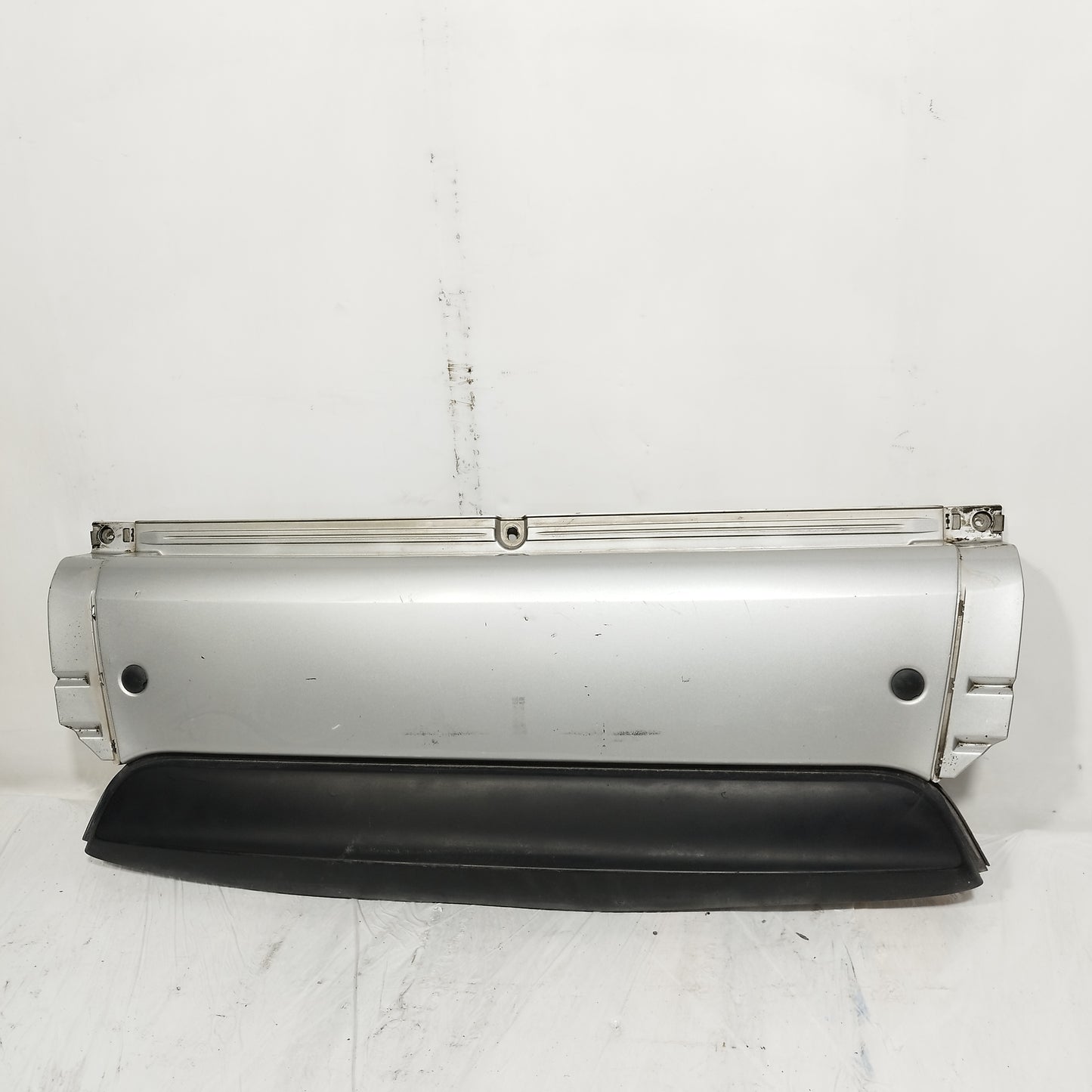 Rear central bumper silver gray Smart Fortwo 450 2004 ecoAC3183