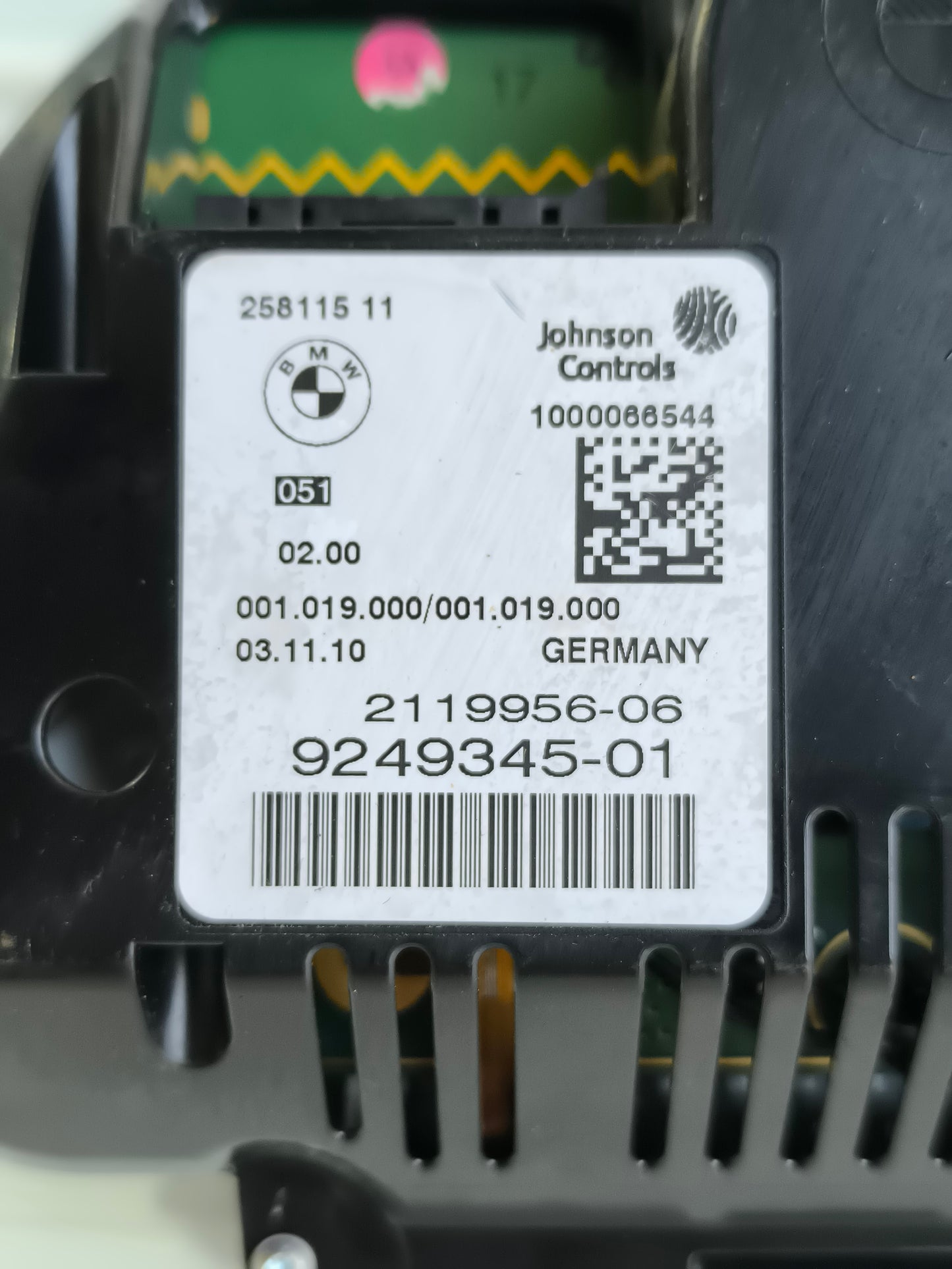 Quadro strumenti Bmw serie 5 F10 / F11 3.0 D 2010-2013 cod: 9249345-01 ecoAG8511