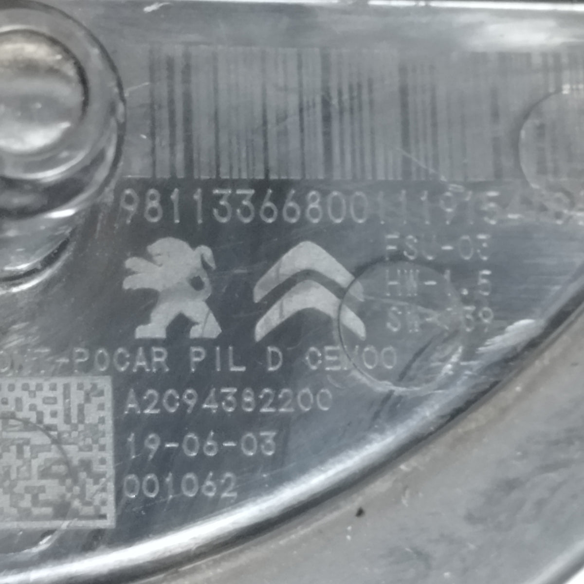 Pompa galleggiante Citroen C3 1.5 Bluehdi 2018-2024 Codice: A2C94382200 ecoAC17465