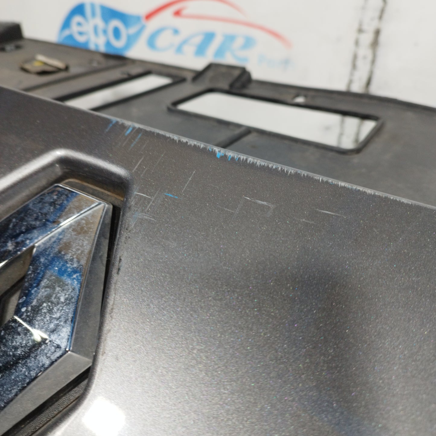 Dark grey front bumper Renault Scenic 2011 ecoAC10381