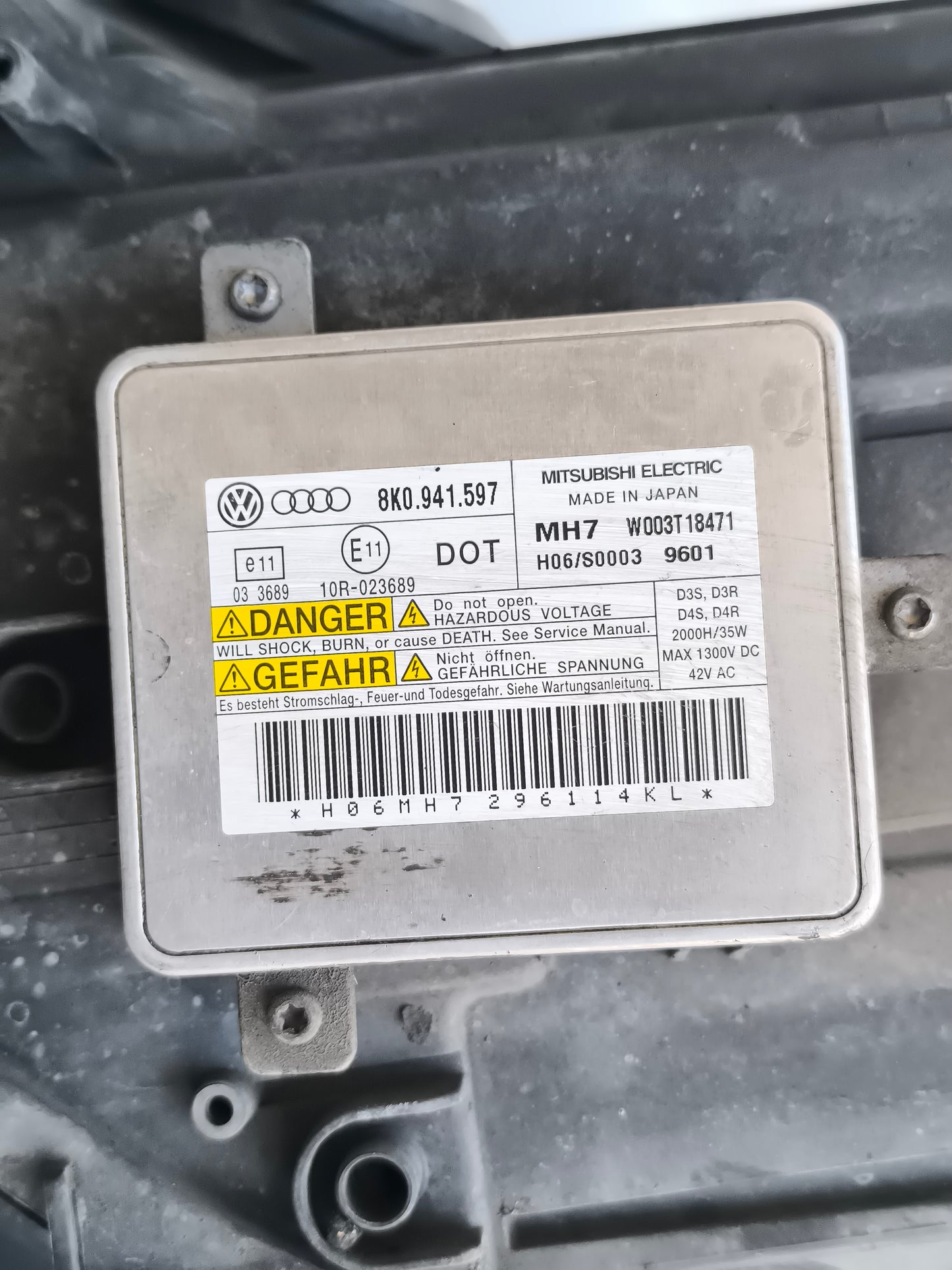 Fanale anteriore dx Xenon Audi A3 8P / 8PA anno 2008-2012 Restyling ecoAG8577