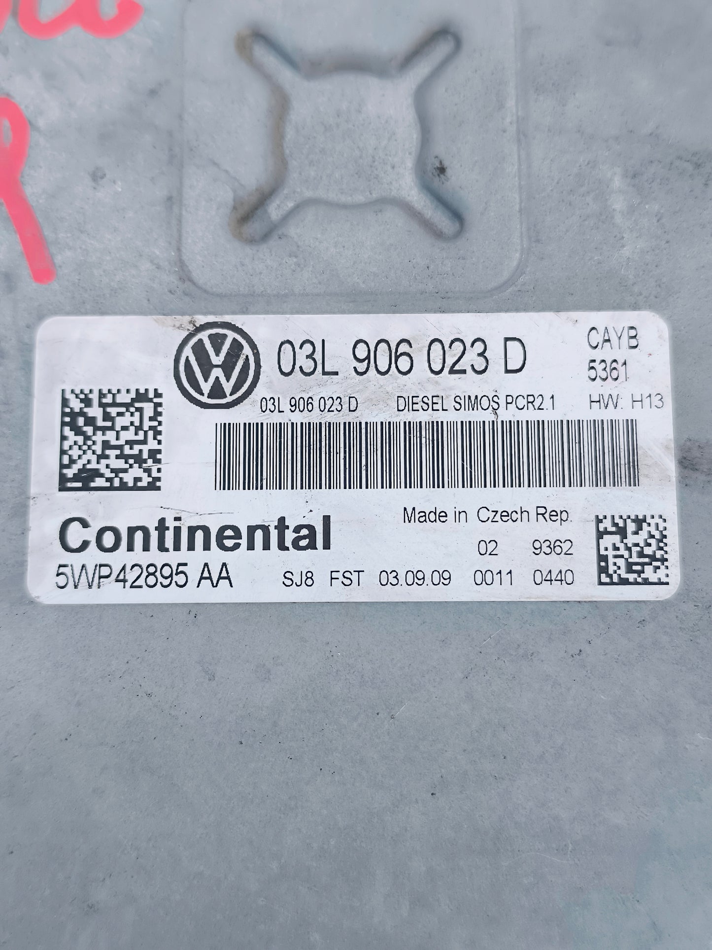 Zündkit für Volkswagen Polo 1.6 TDI 2010, Code: 03L906023D ecoAG6385