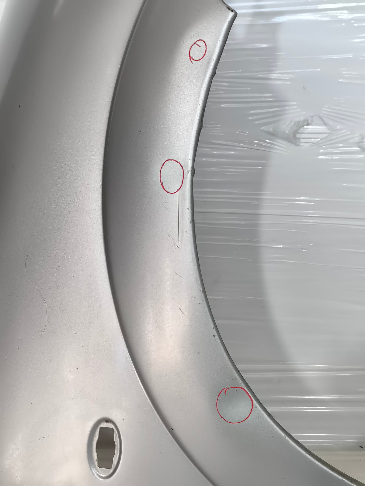 Parafango dx grigio argento Citroen C3 anno 2002-2009 ecoAG9954