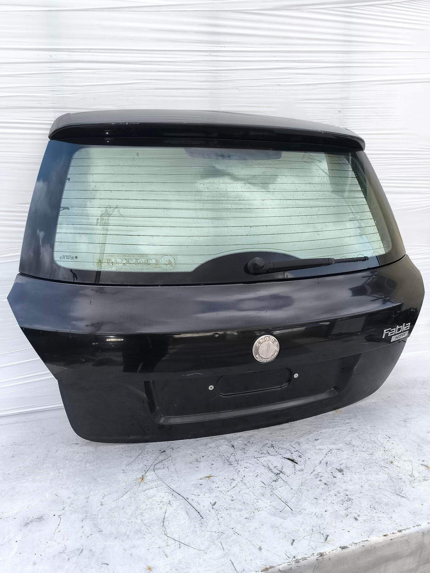 Portellone nero Skoda Fabia 2007-2014 Berlina ecoAG7999