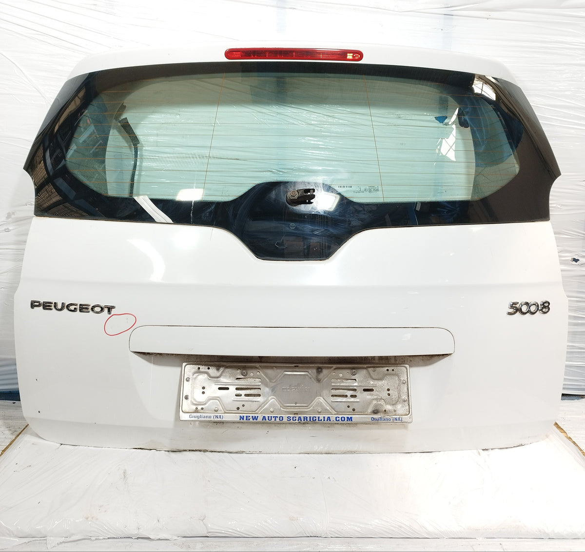 Portellone bianco Peugeot 5008 2009-2016 ecoAC17011