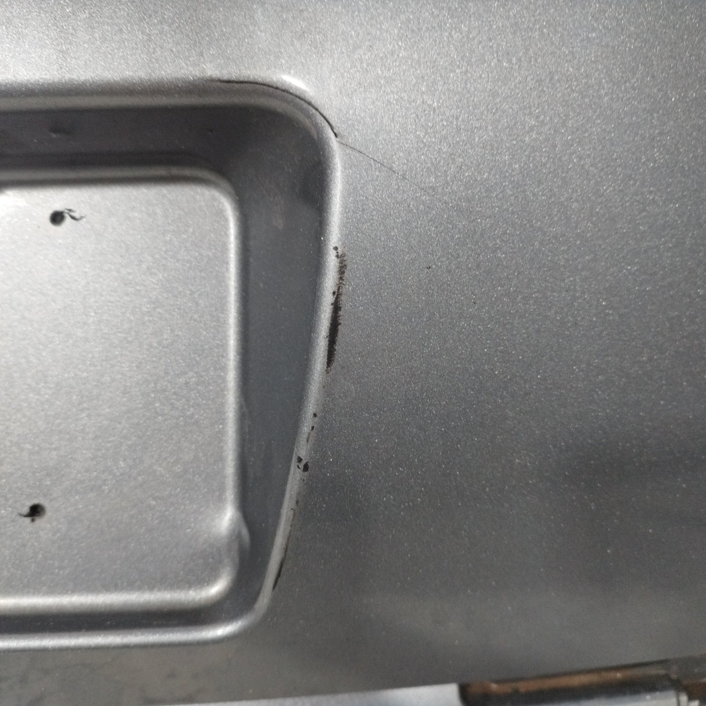 Rear bumper center gray Smart ForFour 2005 ecoAC10395