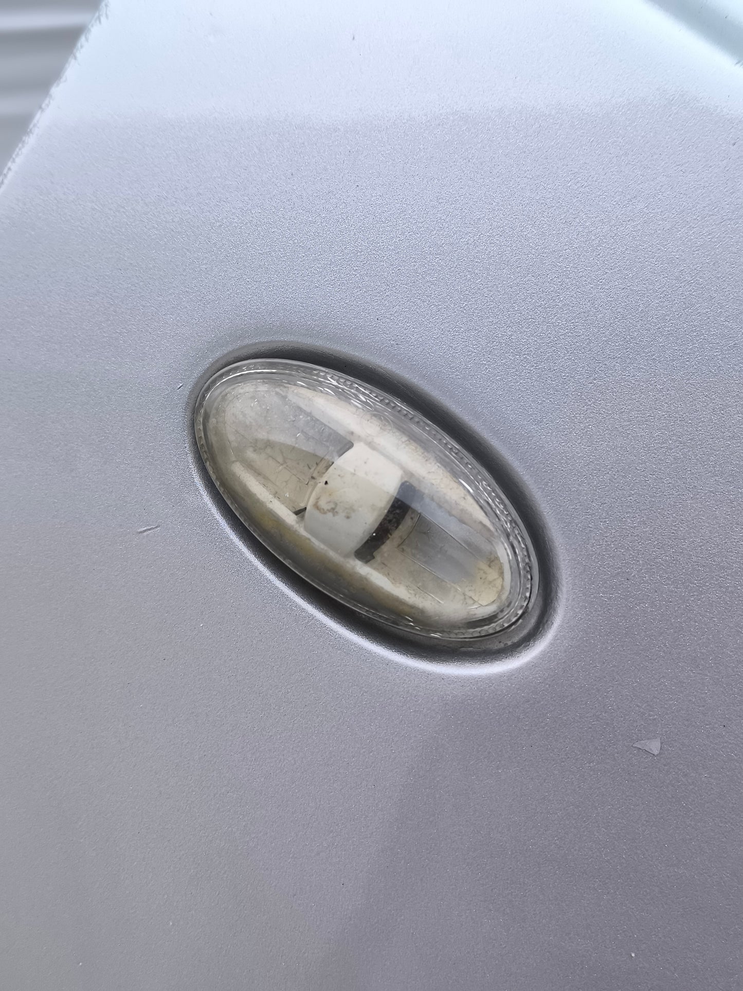 Parafango dx Peugeot 107 grigio argento ecoAG8223