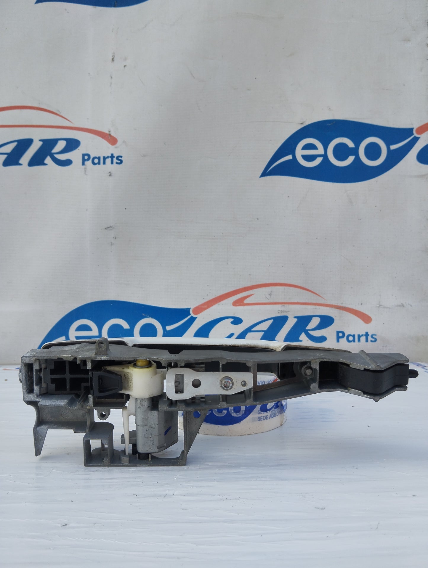 Front left external handle white Peugeot 3008 2012 Cod. 9684559980 ecoAG5682