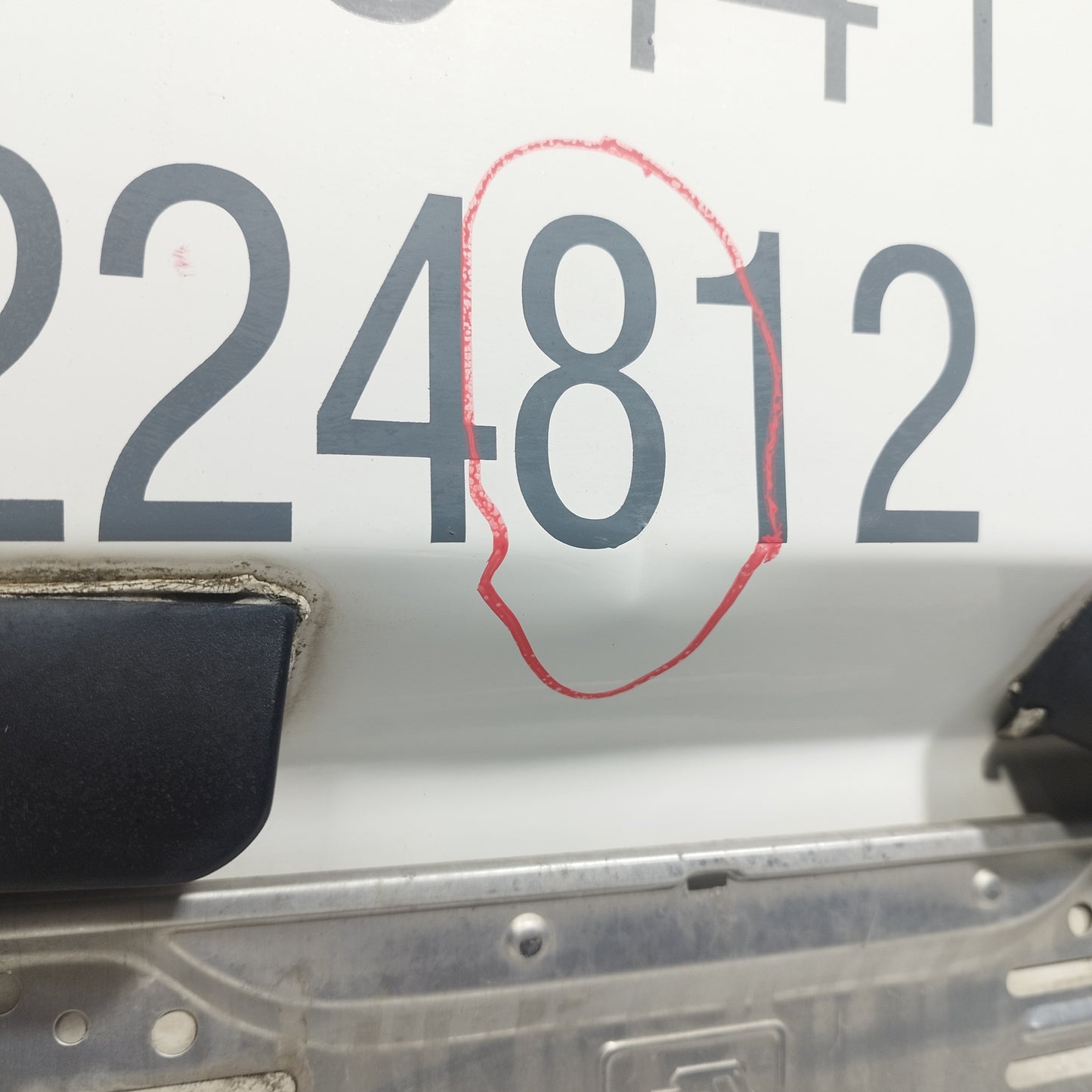 Sportello da carico posteriore sx bianco Citroen Nemo 2010 ecoAC13872