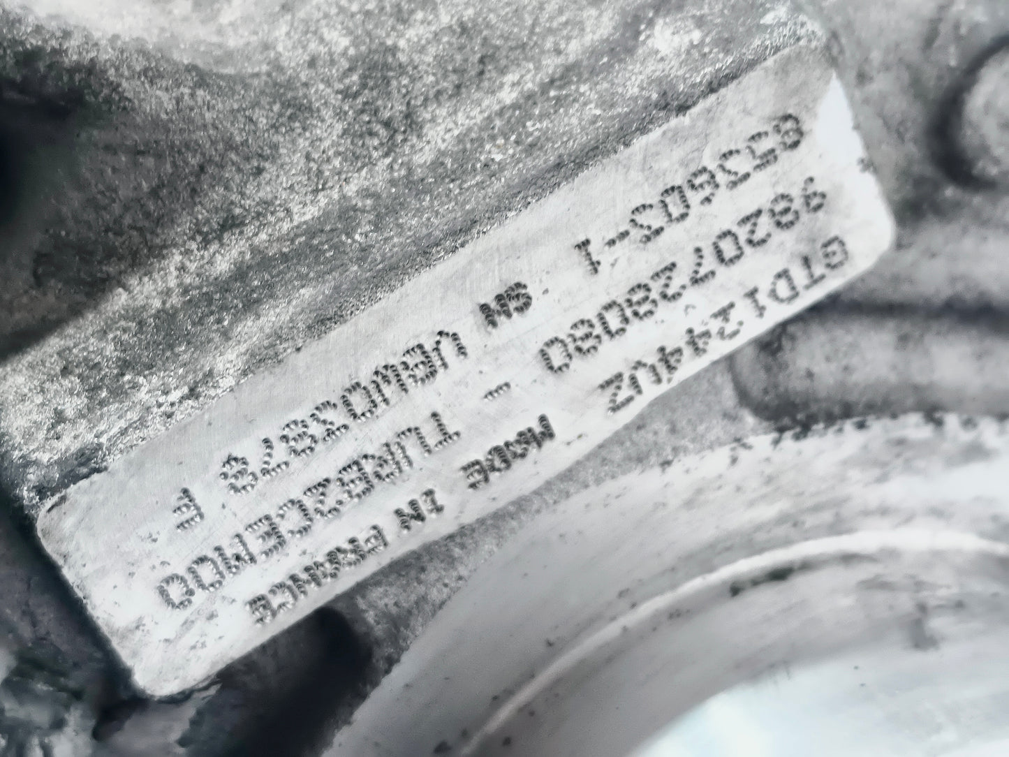 Turbina Peugeot 3008 1.5 HDI 130cv Codice: 9820728080 ecoAG6707