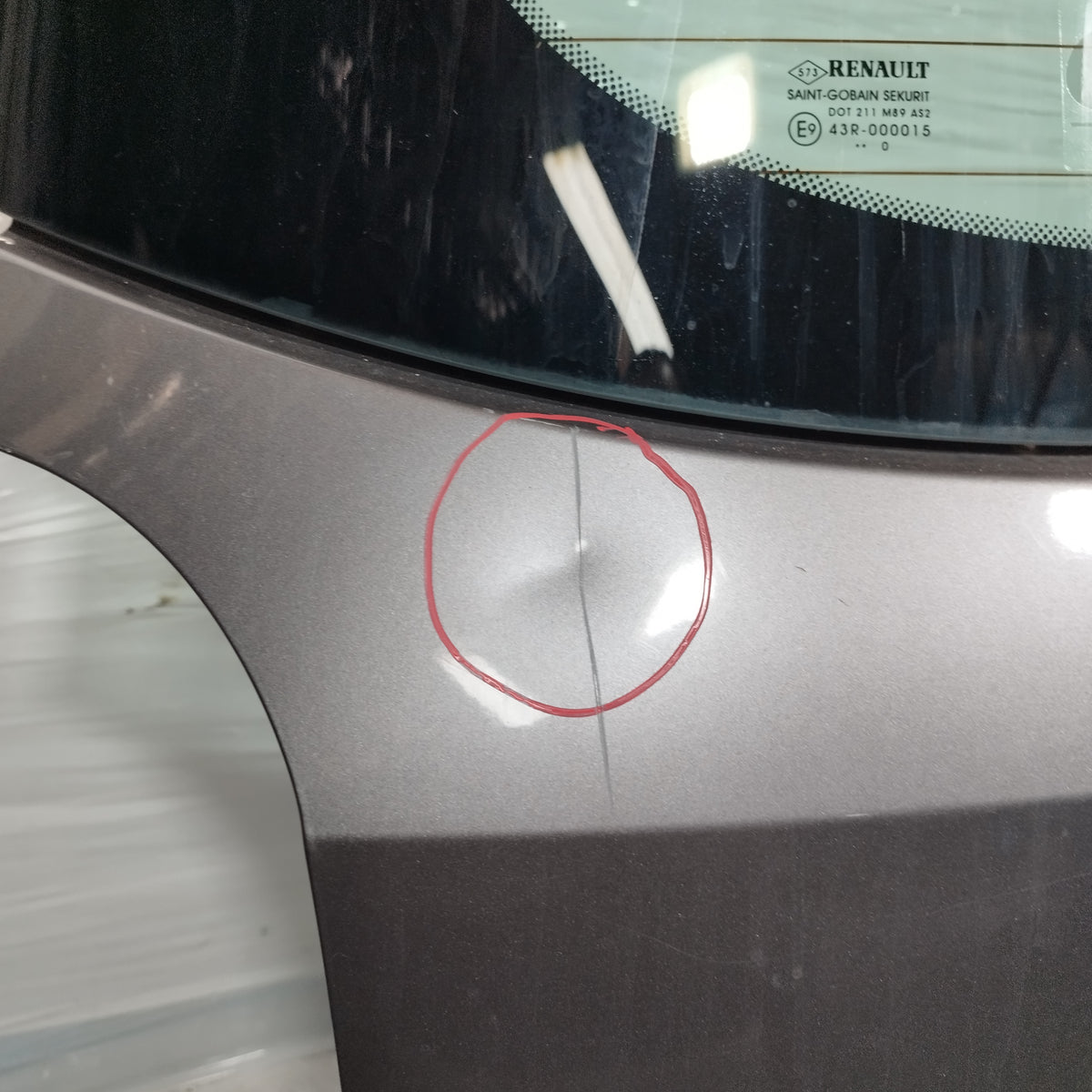 Portellone grigio scuro Renault Modus 2008-2012 Restyling ecoAC16948