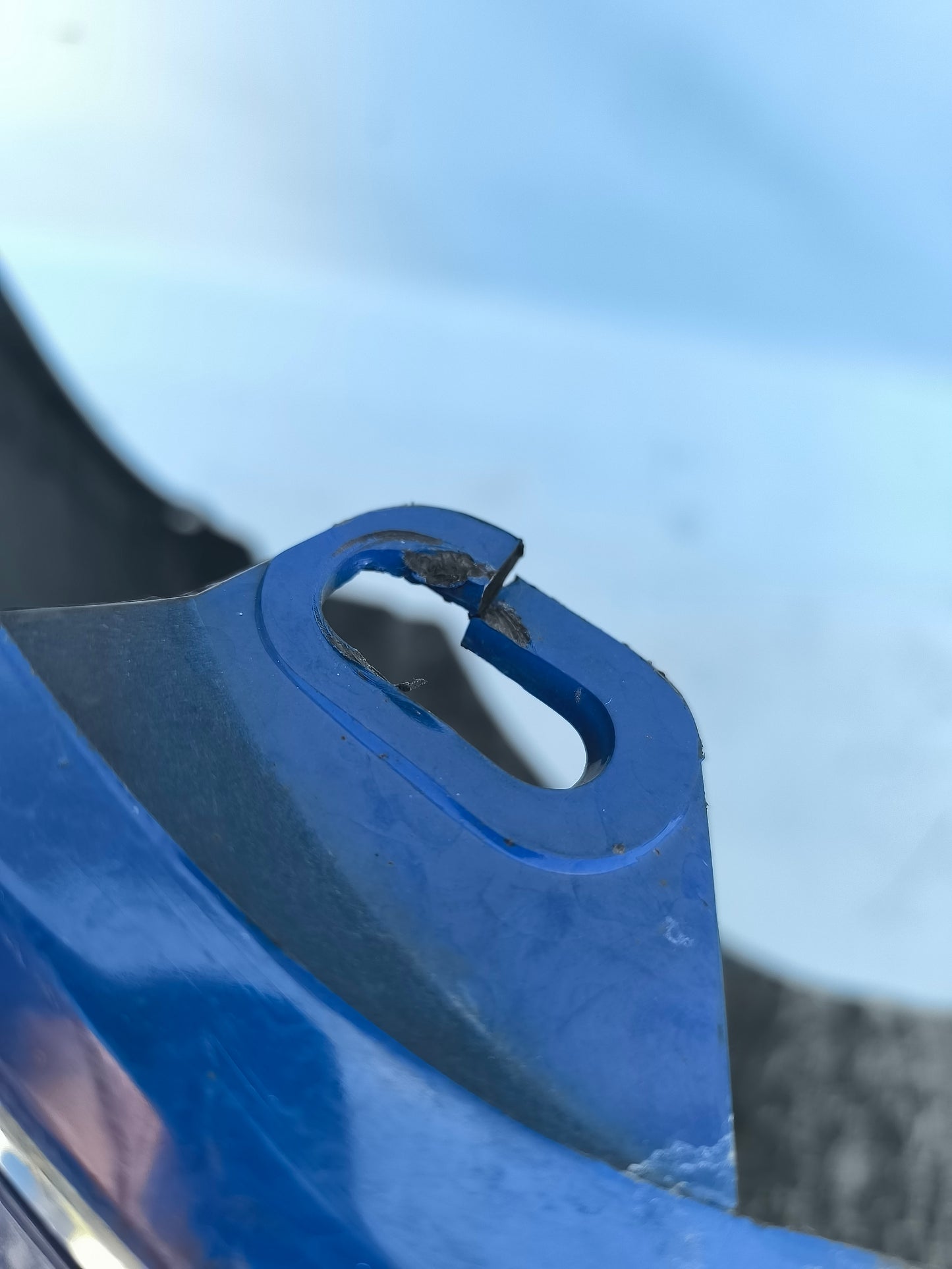 Front bumper Lancia Ypsilon elefantino year 2003 blue has two damaged stops and some scratches ecoAG7193