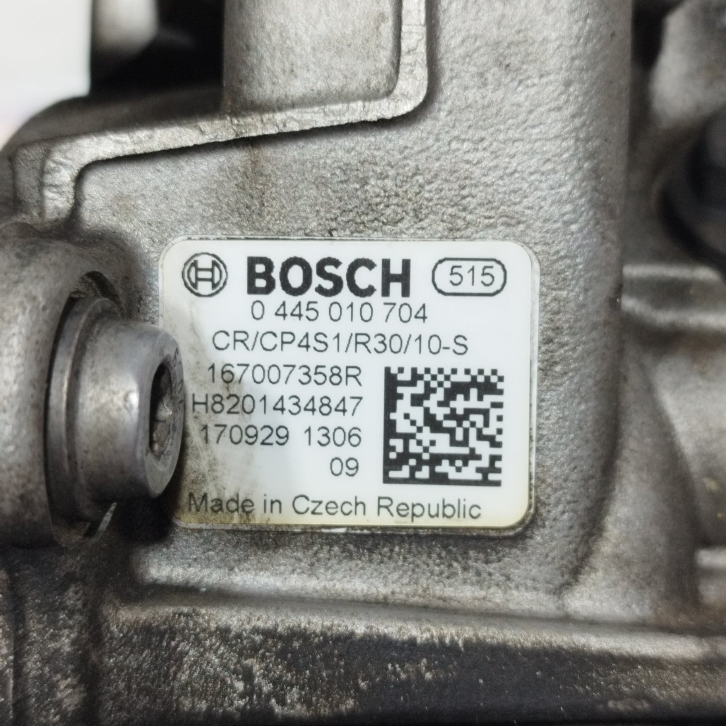 Common-Rail-Pumpe Renault Clio 1.5DCI 2016, Teilenummer: 0445010704, ecoAC11203