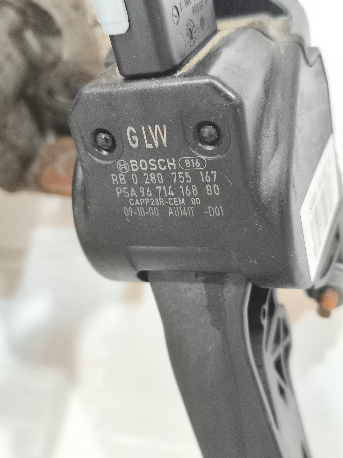 Pedaliera completa Peugeot 5008 anno 2009-2016 1.6 / 2.0 HDI cod: 9671416880 ecoAG9769