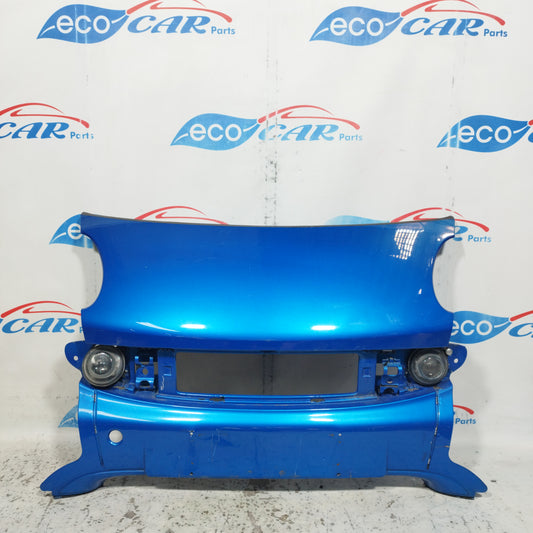 Electric blue front center bumper Smart fortwo 450 cabrio 2004 ecoAC9165