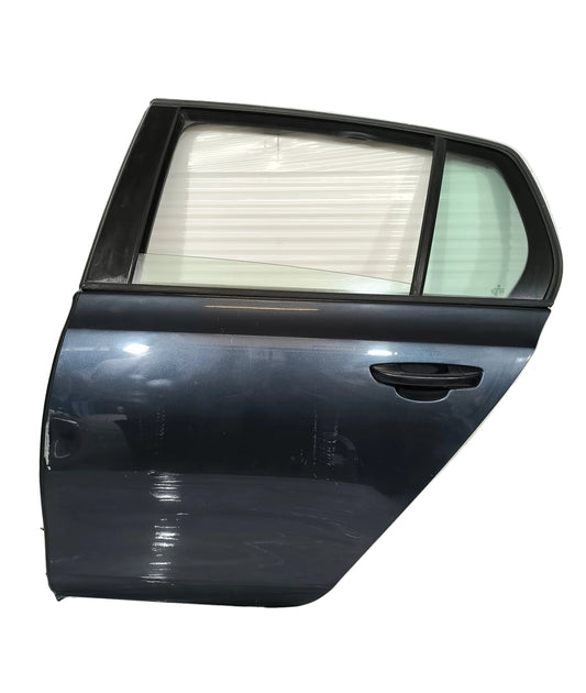 Sportello posteriore sx grigio scuro / blu Volkswagen Golf VI (5K1) anno 2008-2012 ecoAG9737