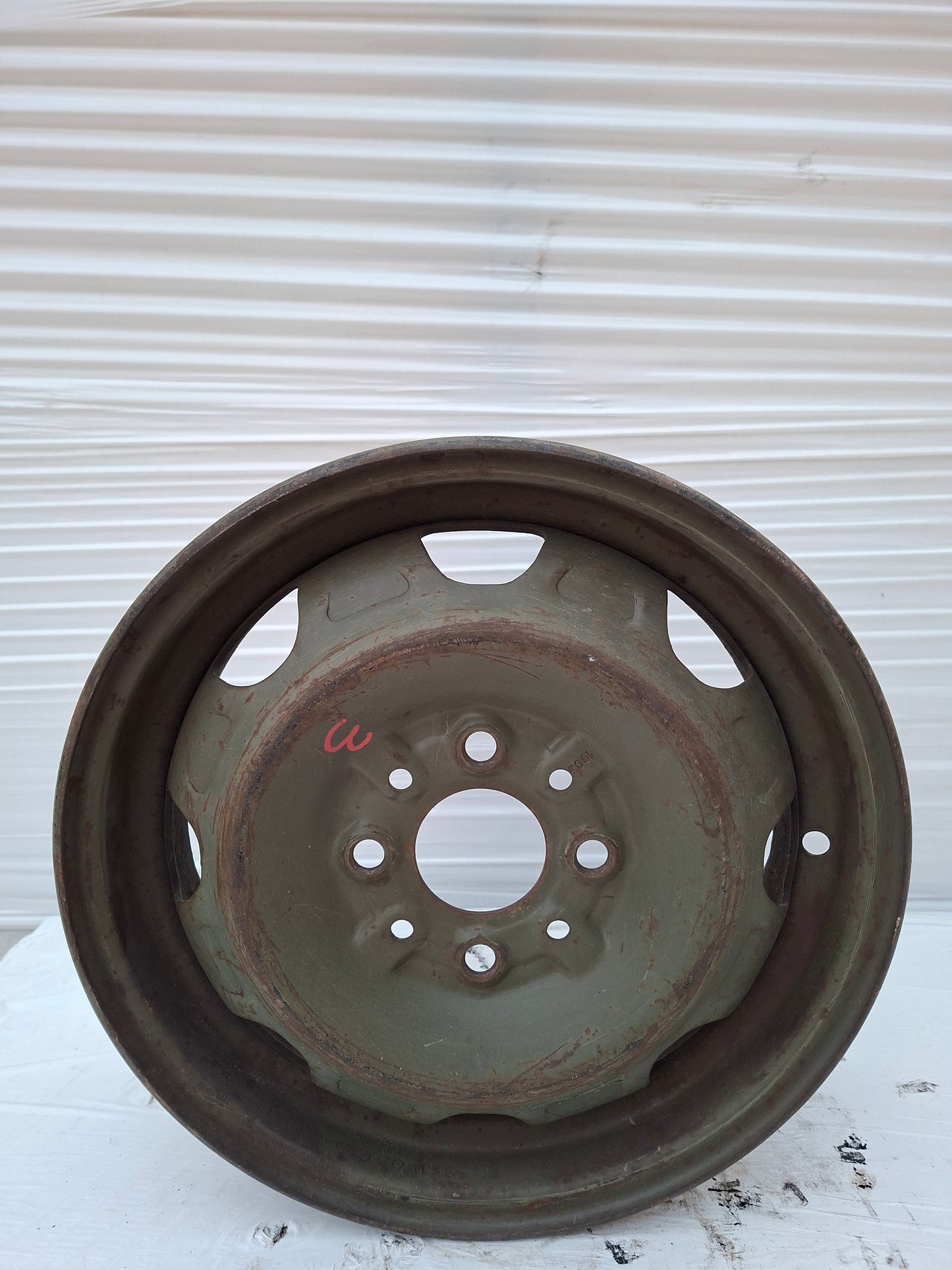 Satz mit 4 R13 Stahlfelgen für Fiat Panda 141 4x4 Modell mit Rostflecken ecoAG7631