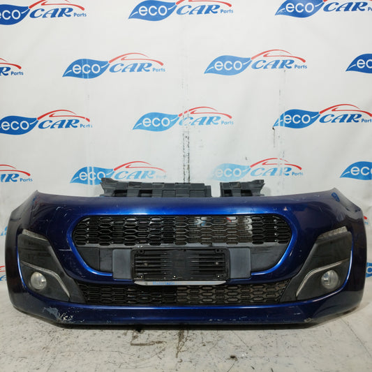 Blue front bumper Peugeot 107 2012 ecoAC10359