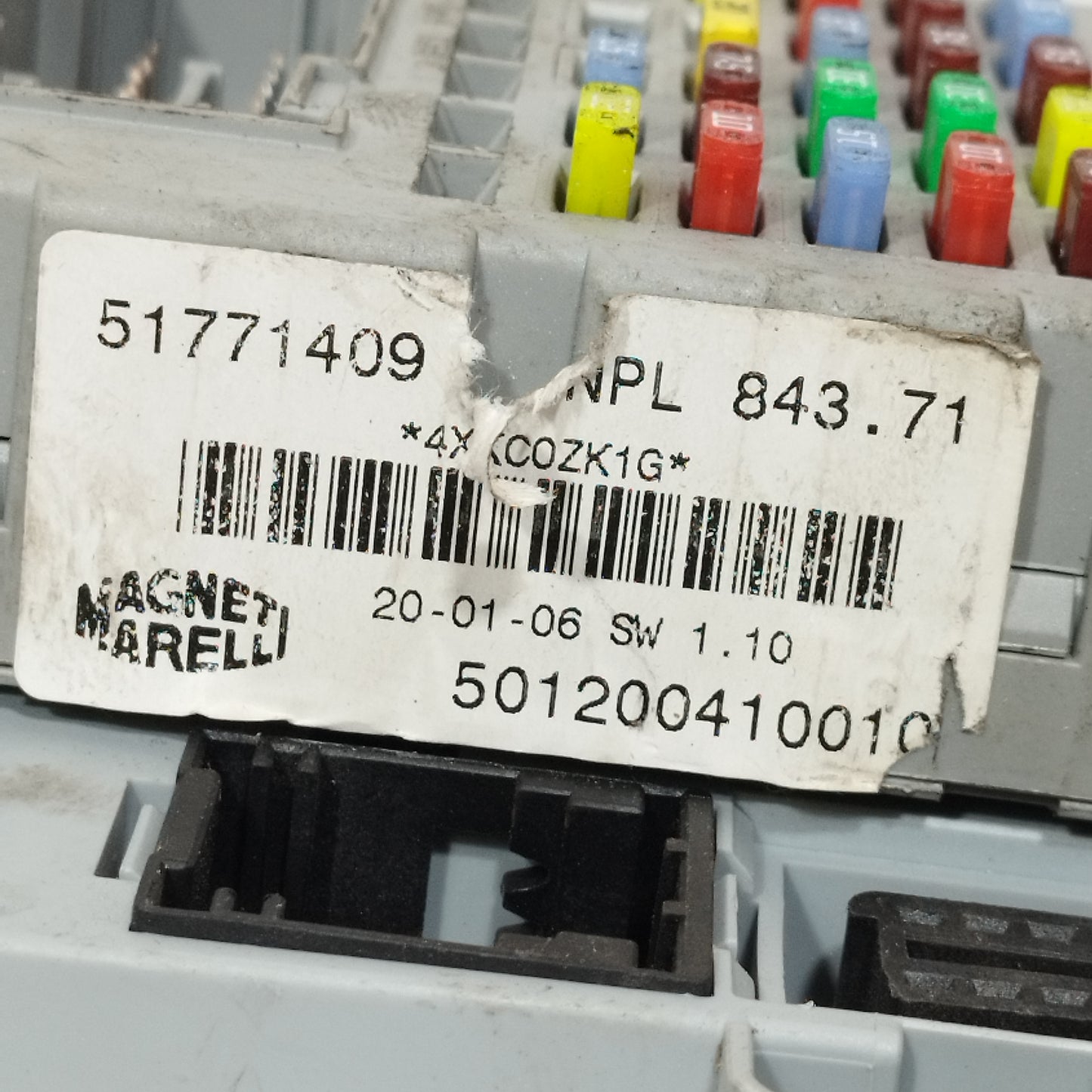 Kit accensione Lancia Ypsilon 1.2 B 2005 Cod: 0261207088 ecoAC12400