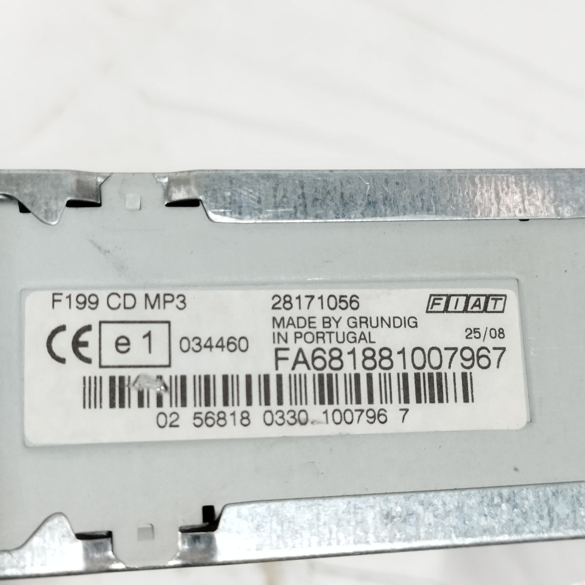 Autoradio CD MP3 Fiat Grande Punto (199) 2005-2010 cod: 28171056 ecoAC16682