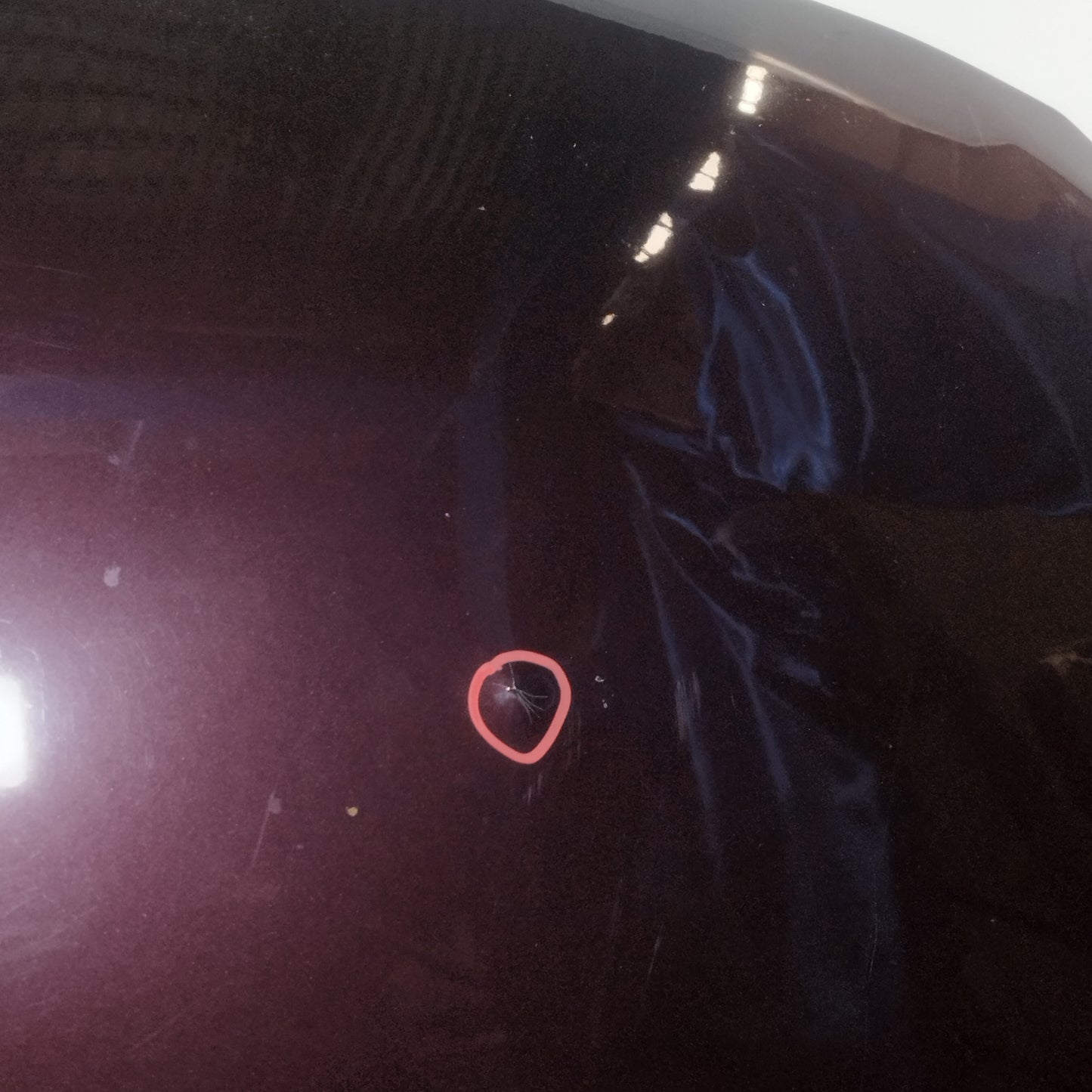 Ford Fiesta 2012 ecoAC12103 Burgunderrote Motorhaube