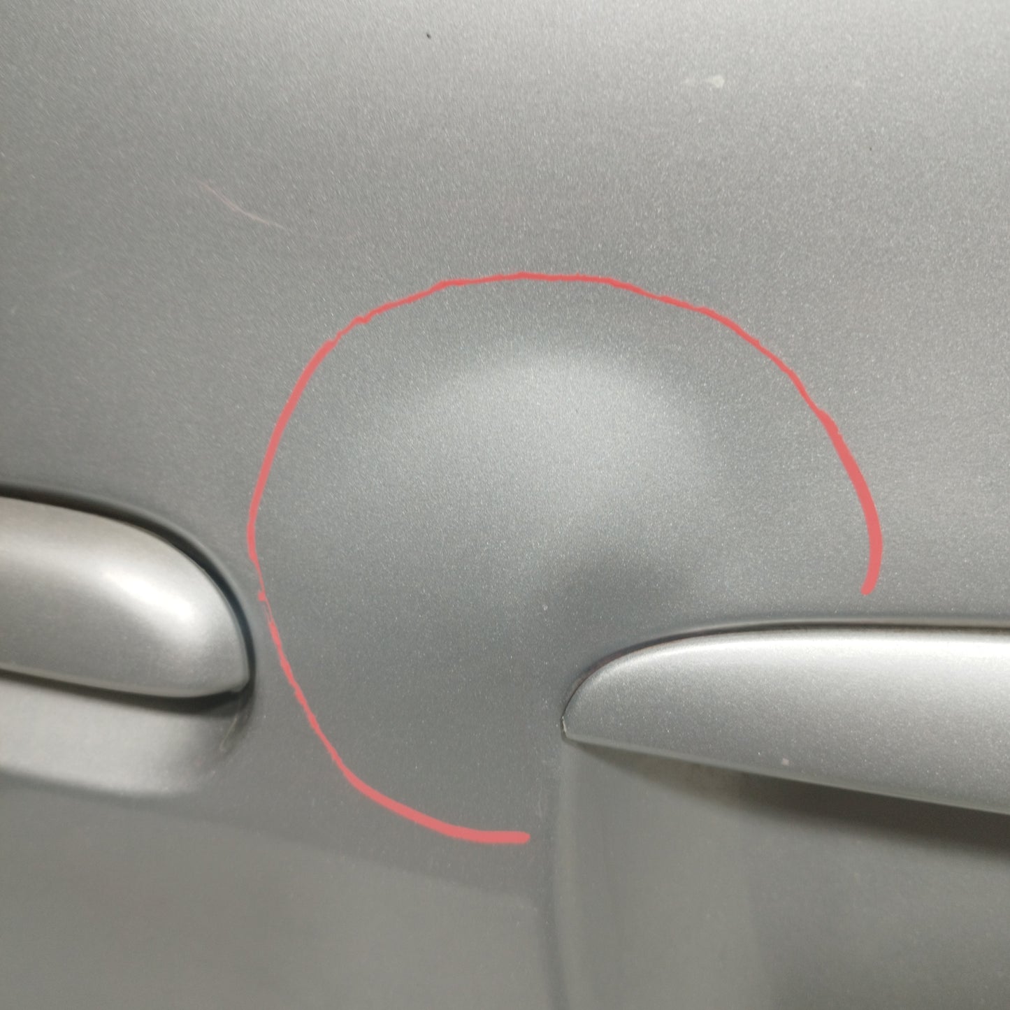 Toyota Yaris Verso 2001 ecoAC8162 silver grey rear hatch