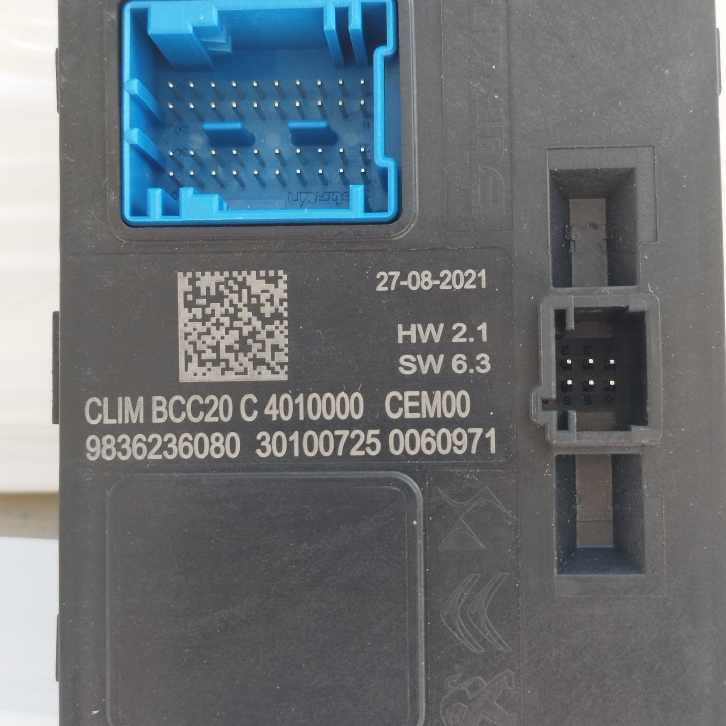Centralina a / c Peugeot 2008 2021 cod: 9836236080 ecoAC15655