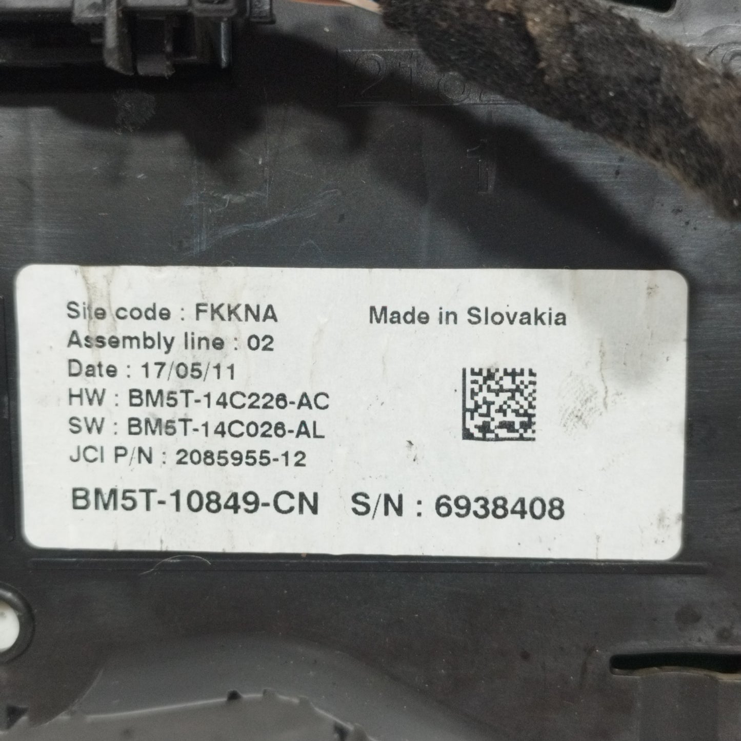 Zündkit für Ford Focus 1.6 TDCI 2014, Teilenummer: BV6112A650NF ecoAC11054