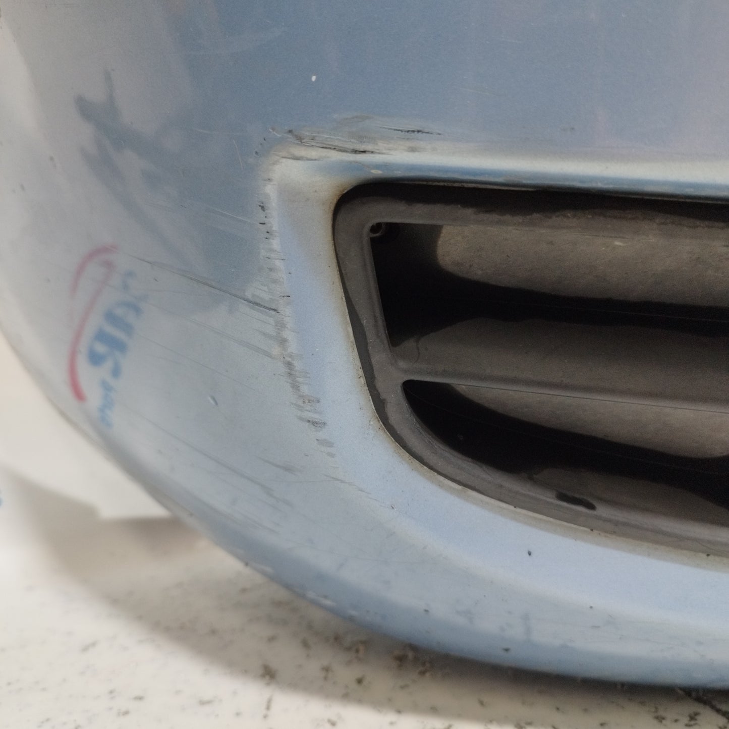 Front bumper light blue Fiat Panda 2008 ecoAC8885