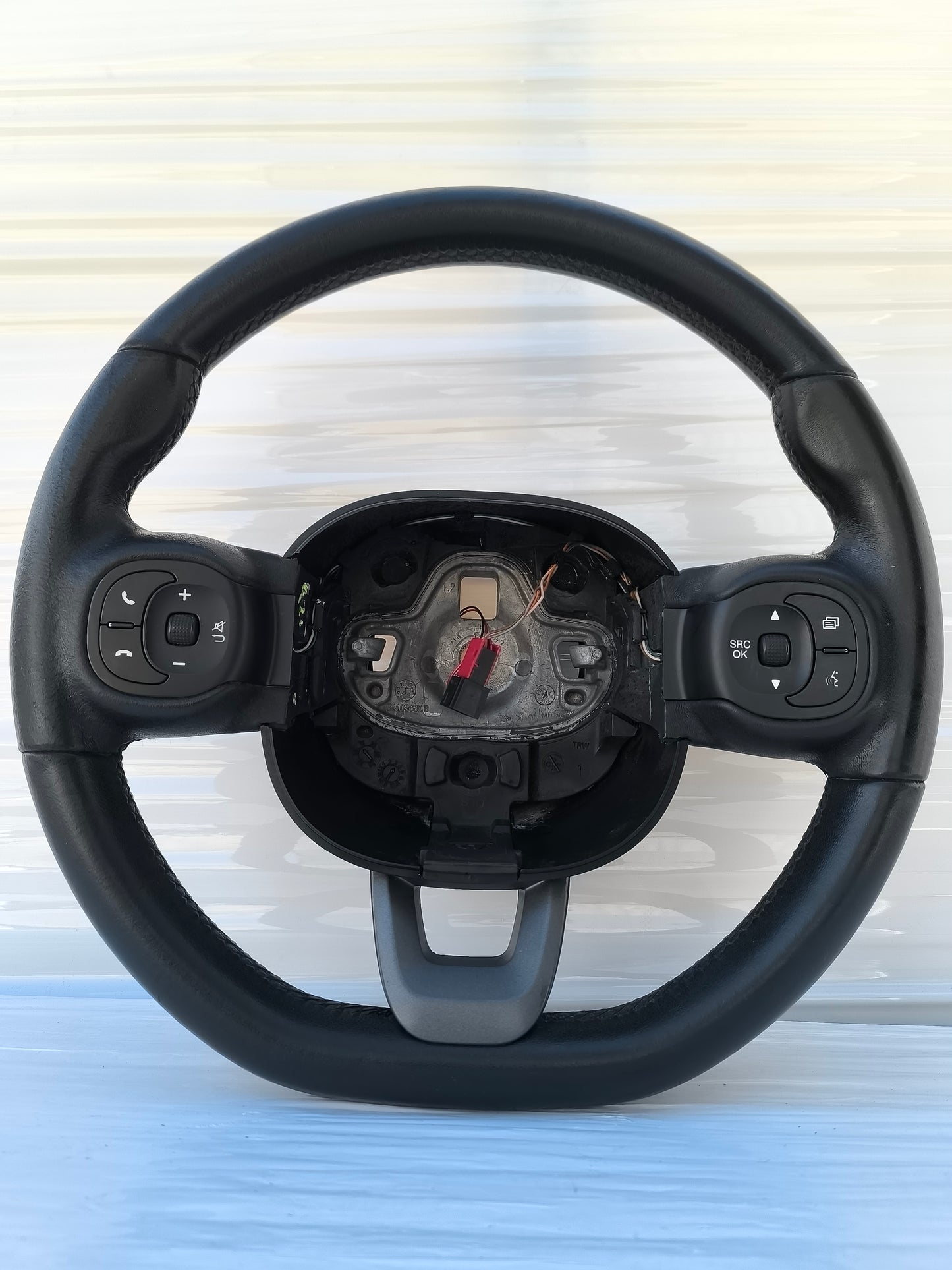 Volante con comandi in pelle Fiat New Panda anno 2015 cod: 34105680B ecoAG8112