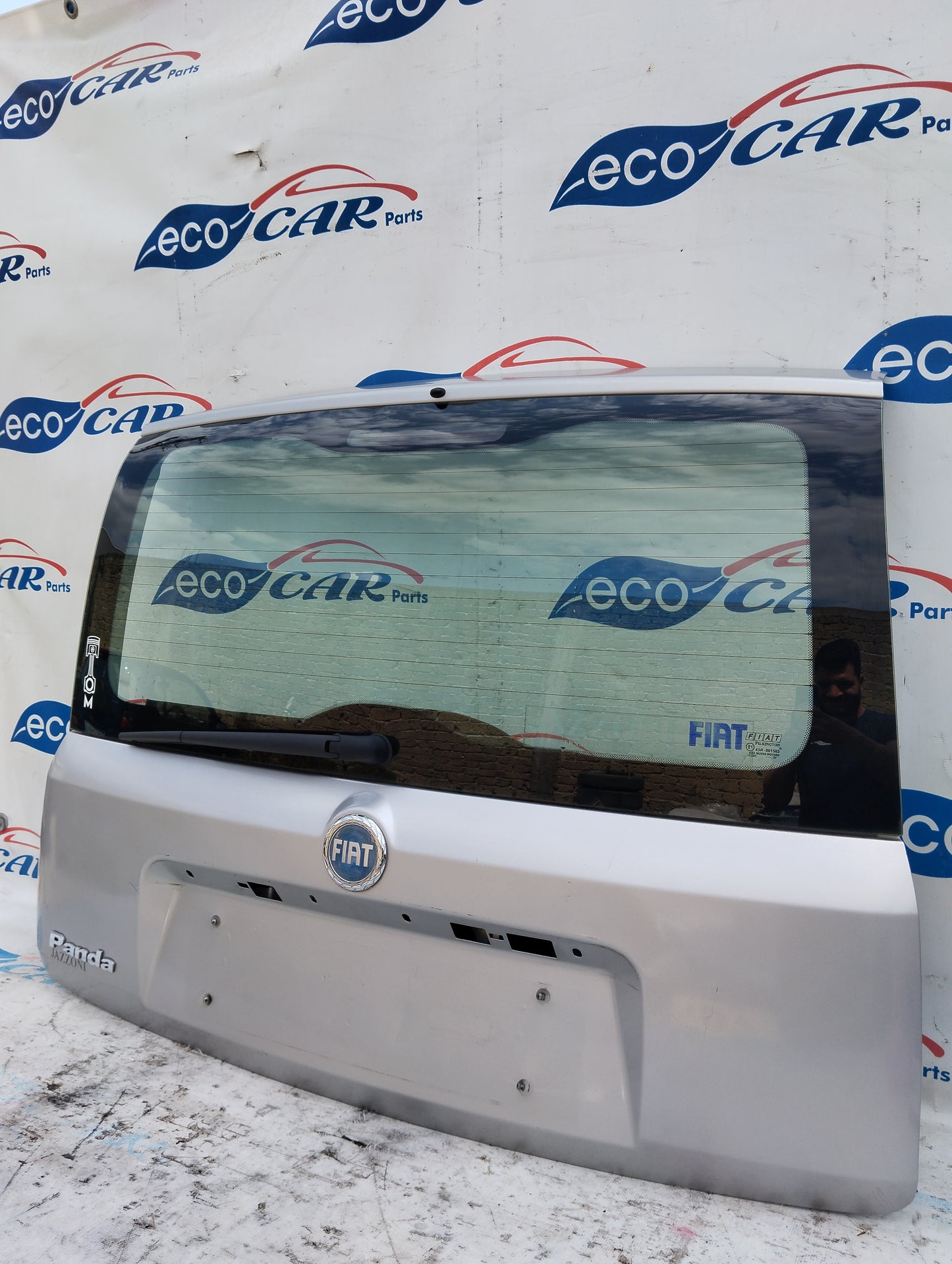 Portellone posteriore grigio argento Fiat Panda 169 ecoAG5476